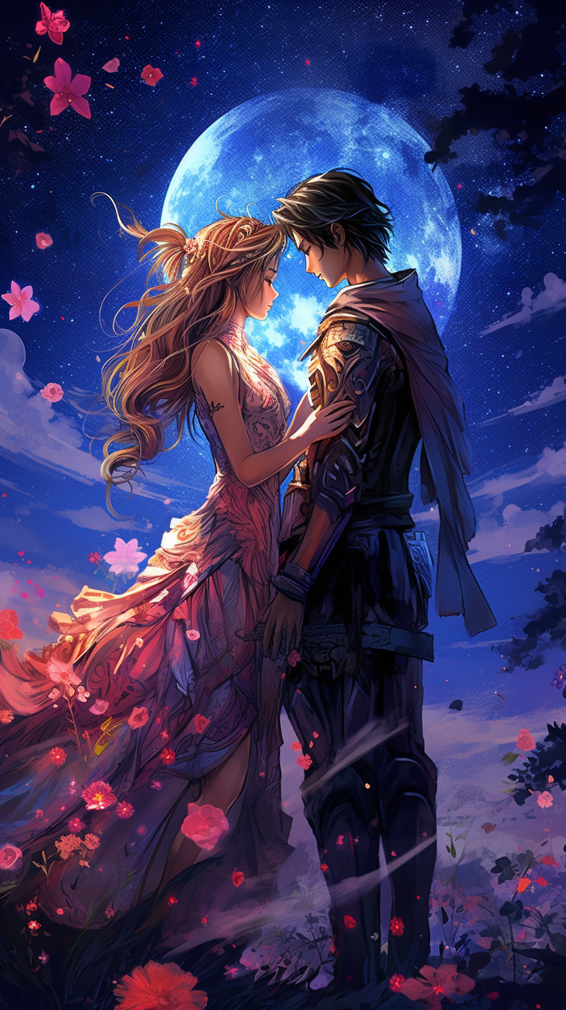 Romantic Themes Manga Wallpaper