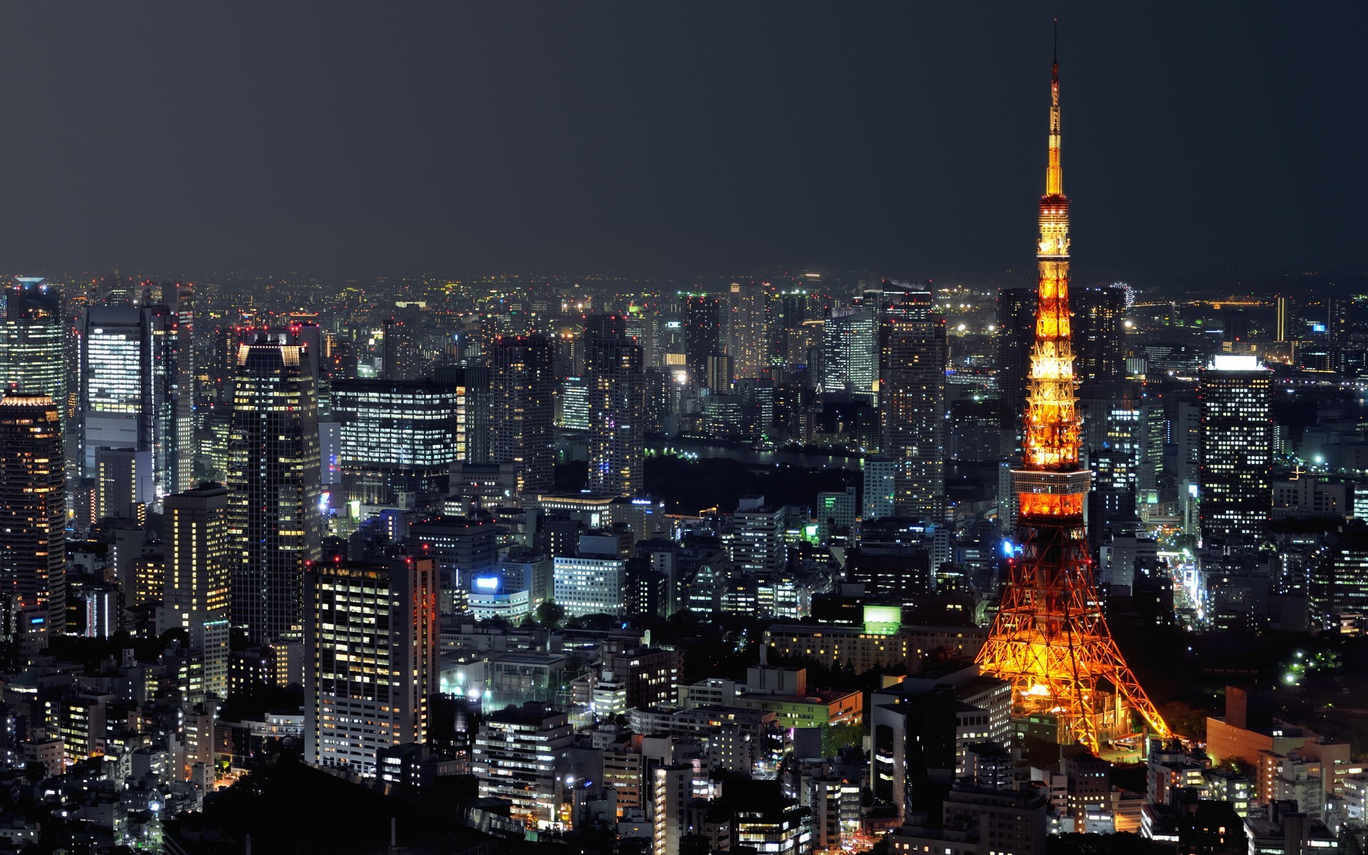 Tokyo Tower, cityscape, Japan, city