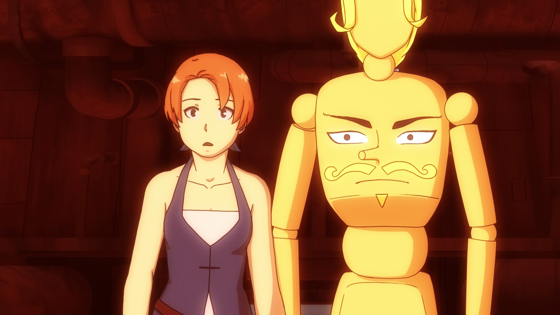 Animated mannequins and industrial