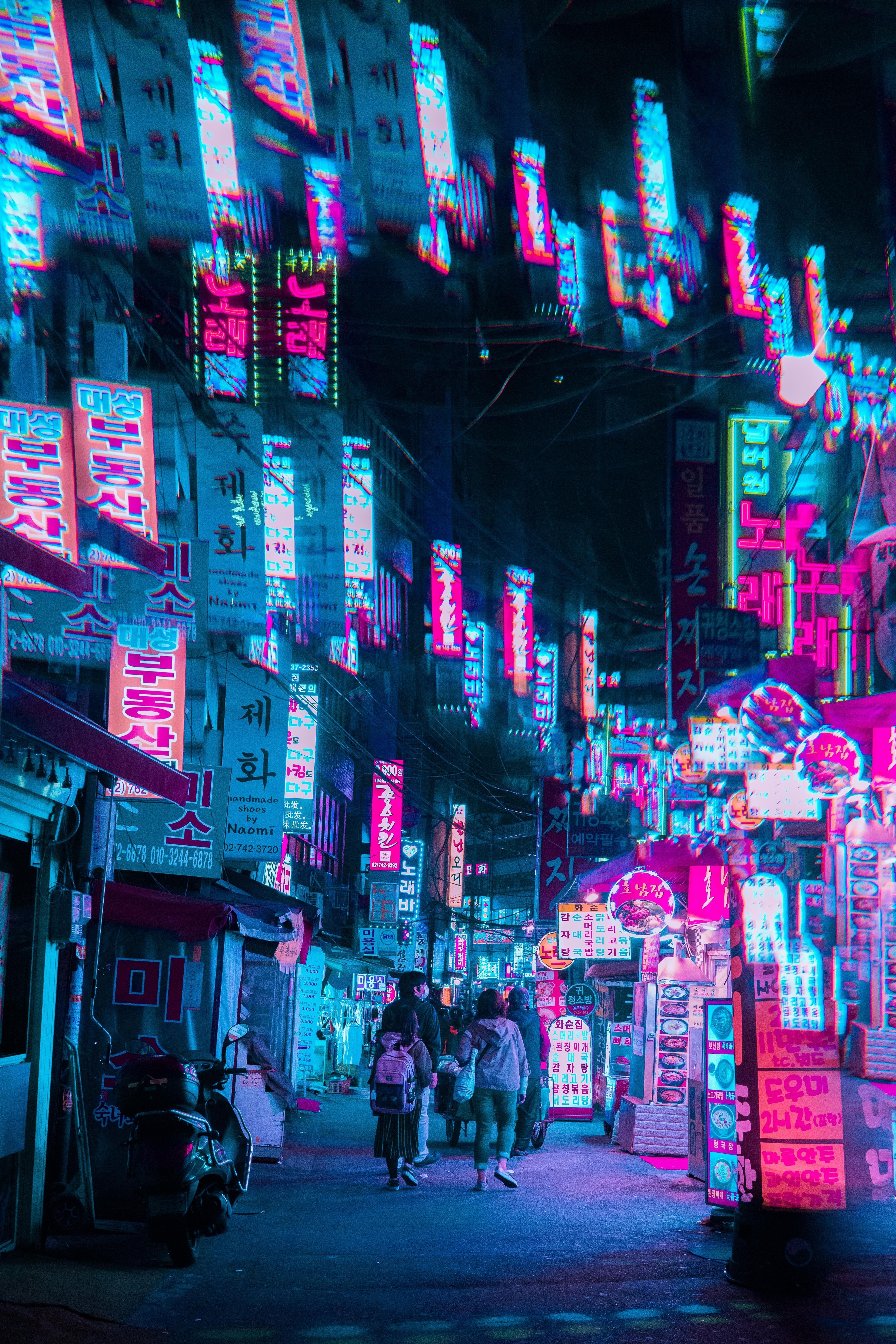 Japan Neon City Wallpaper Free
