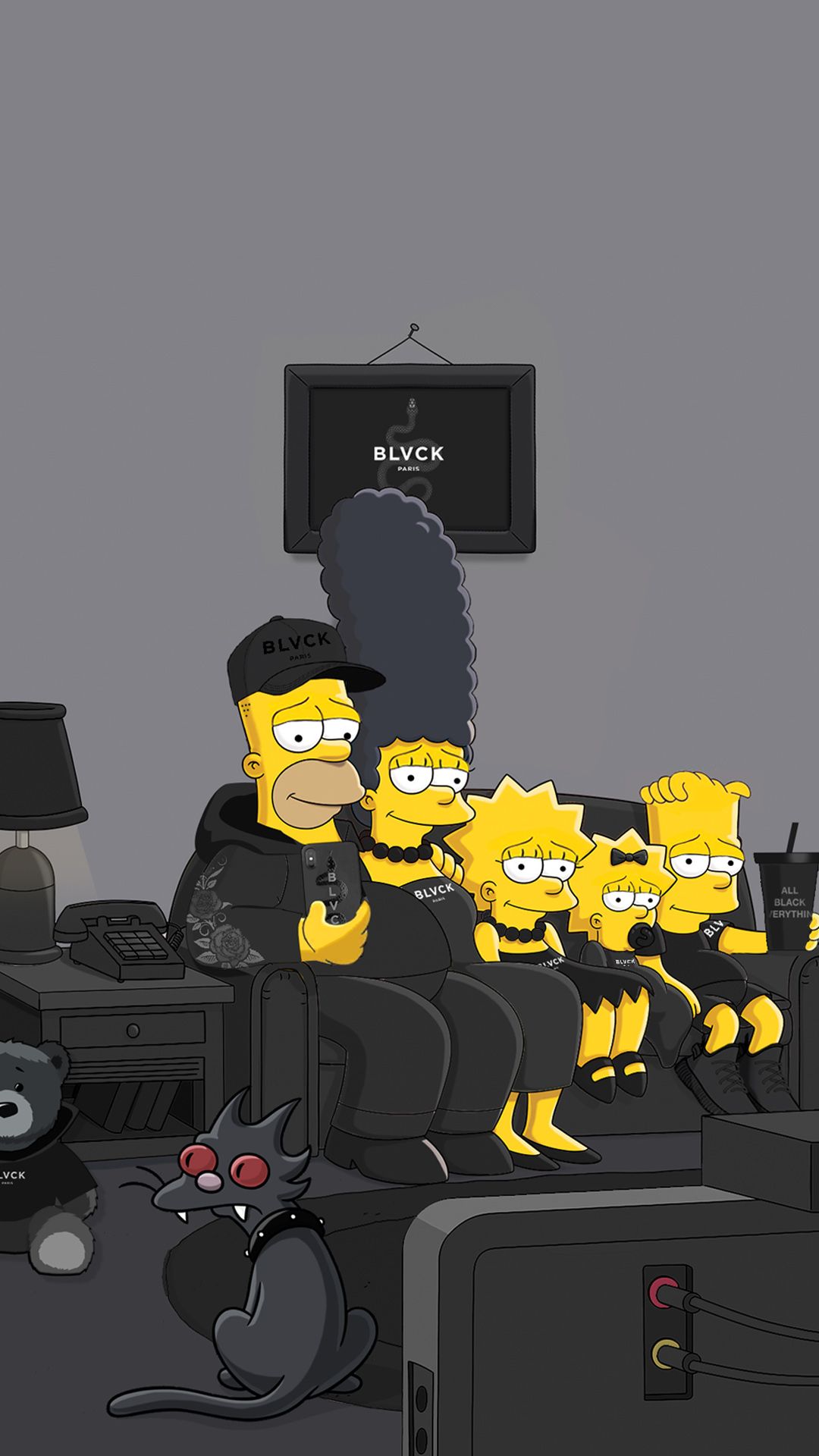 Dark Simpsons Phone Wallpapers - Wallpaper Cave