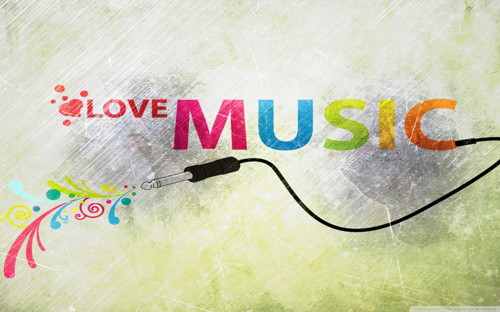 Love Music Ultra HD Desktop Background