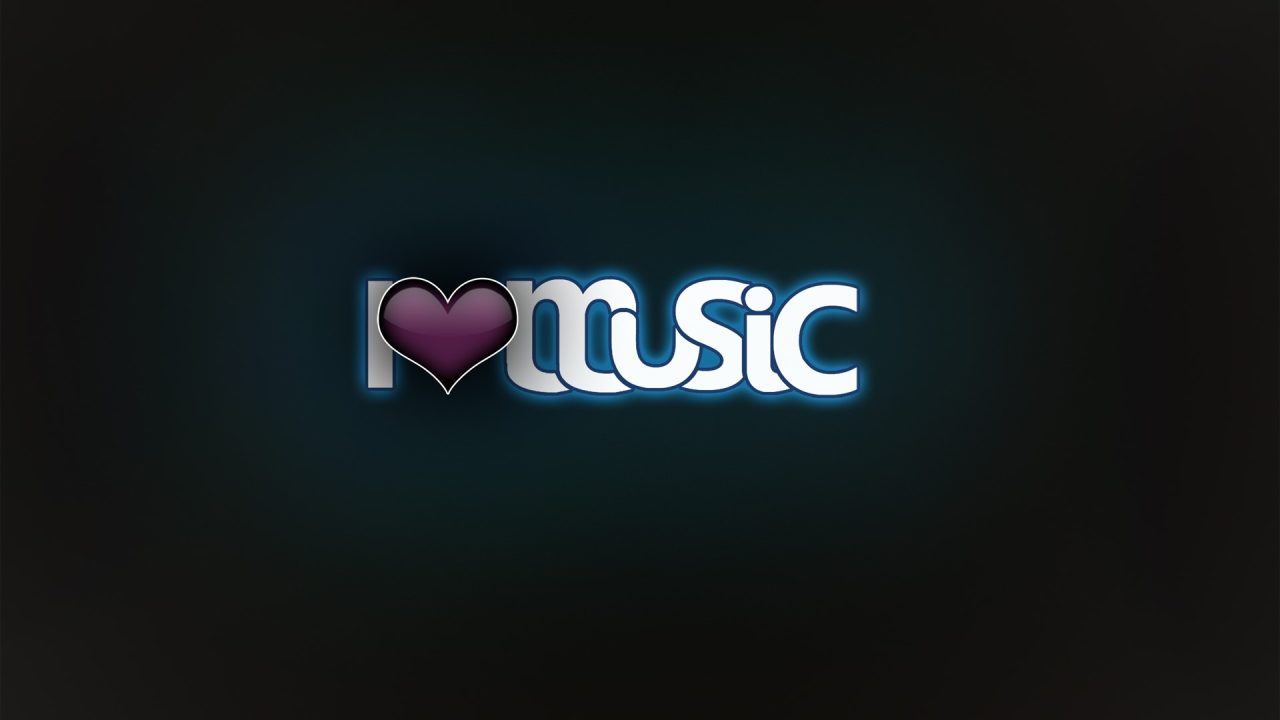 I Love Music Desktop Image
