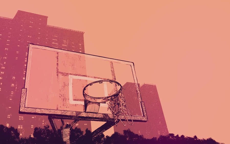 Pink Basketball Wallpaper