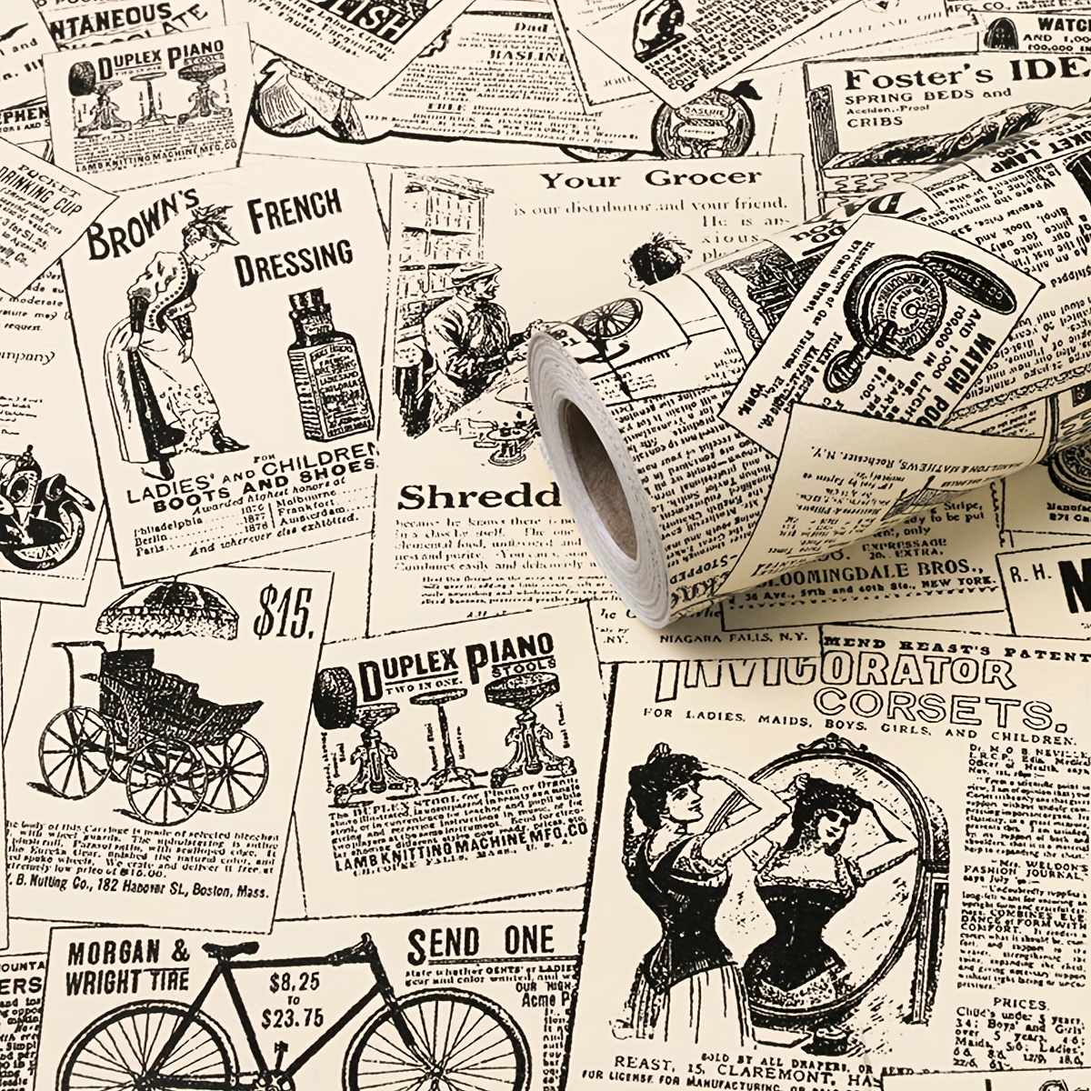Vintage Newspaper Wallpapers - Wallpaper Cave