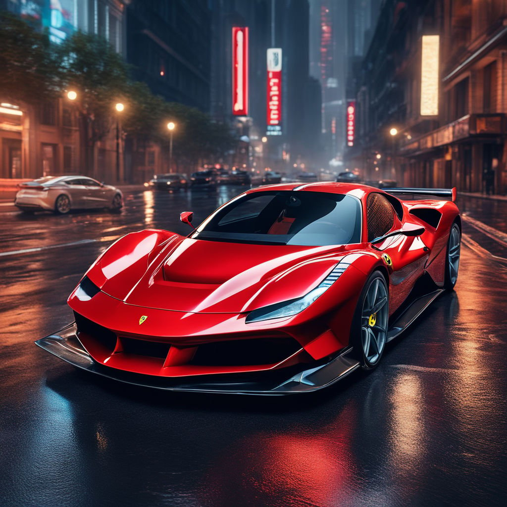 2024 model Ferrari high light 8k