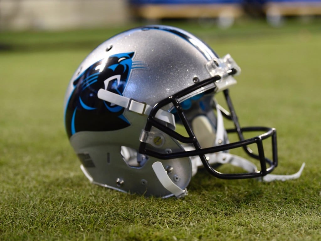 Carolina Panthers playing a game