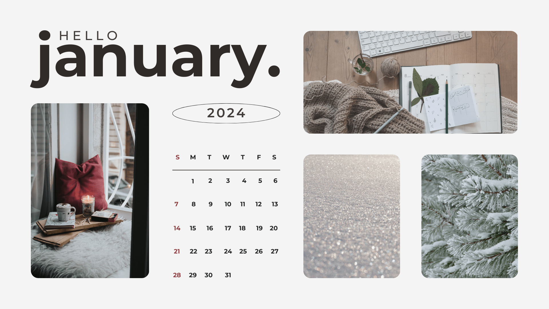 Free Desktop Background January 2024