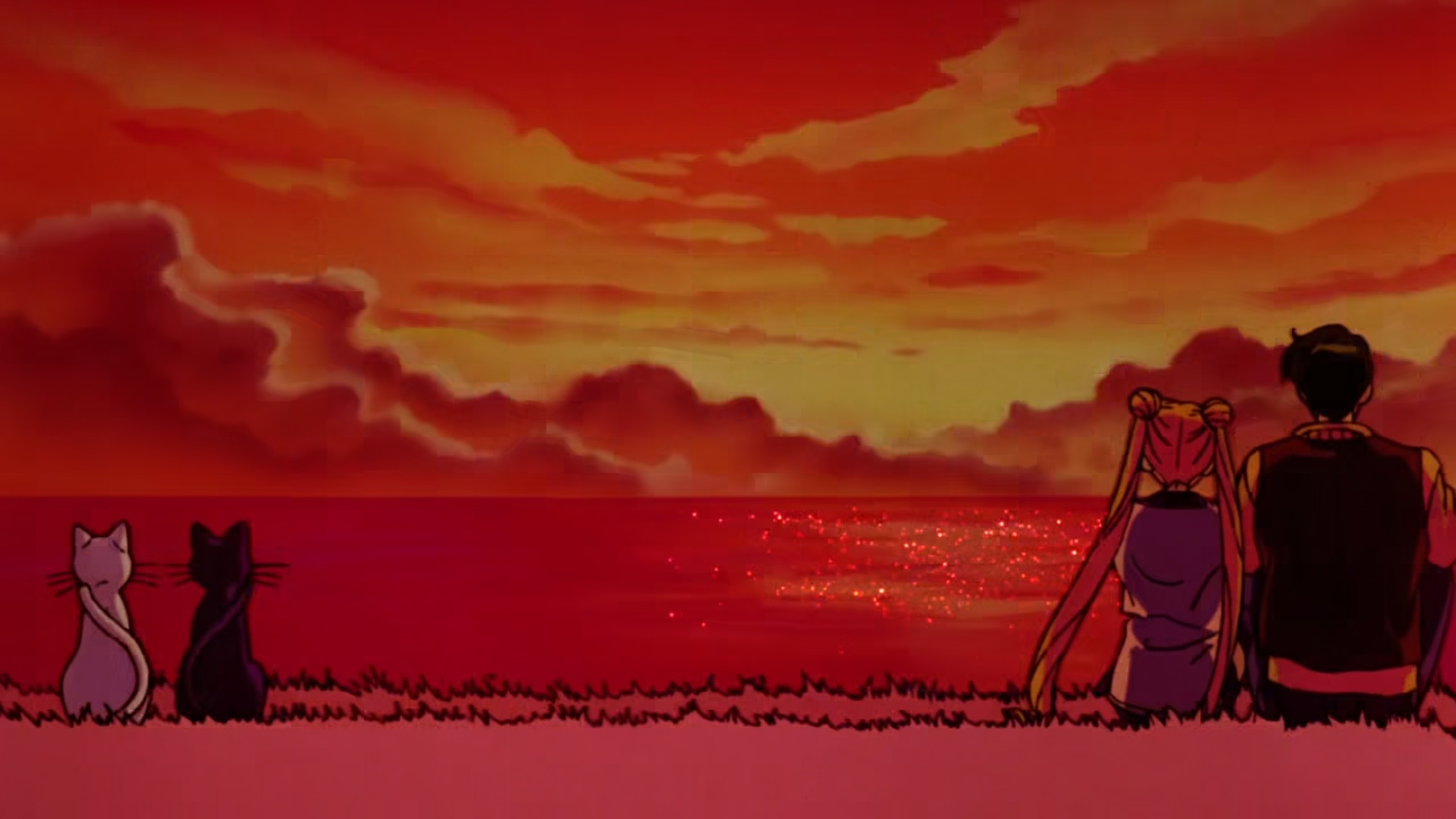 a cute wallpaper to end Sailor Moon