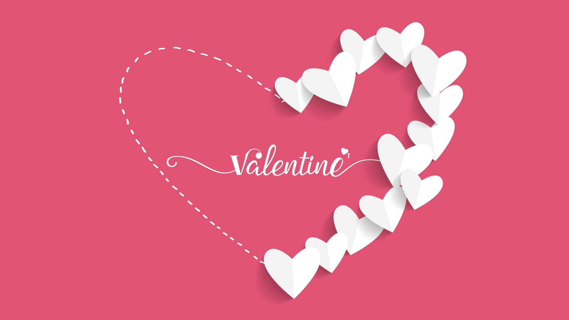 Pink Valentine Day Wallpaper
