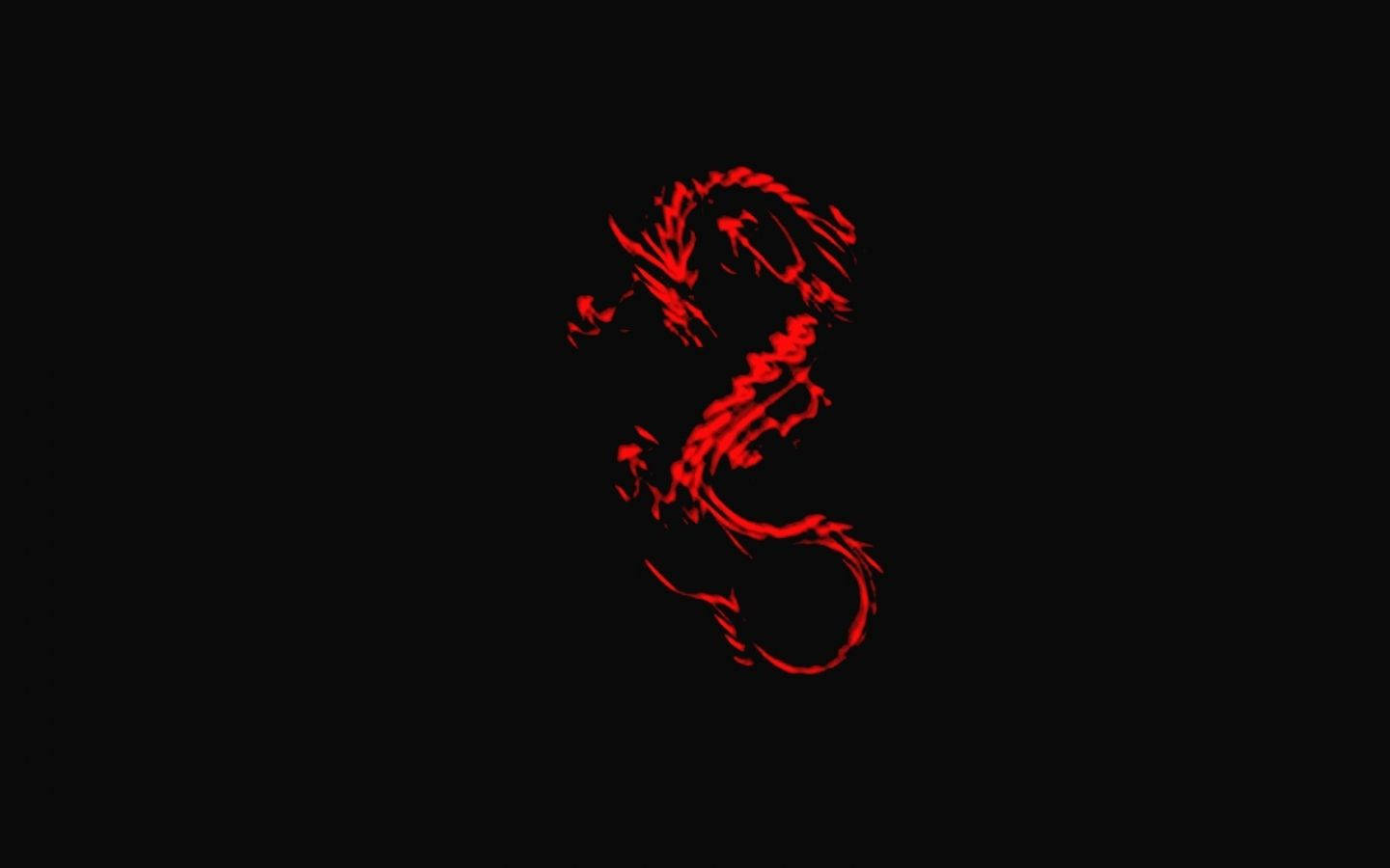 Download Chinese Minimalist Red Dragon