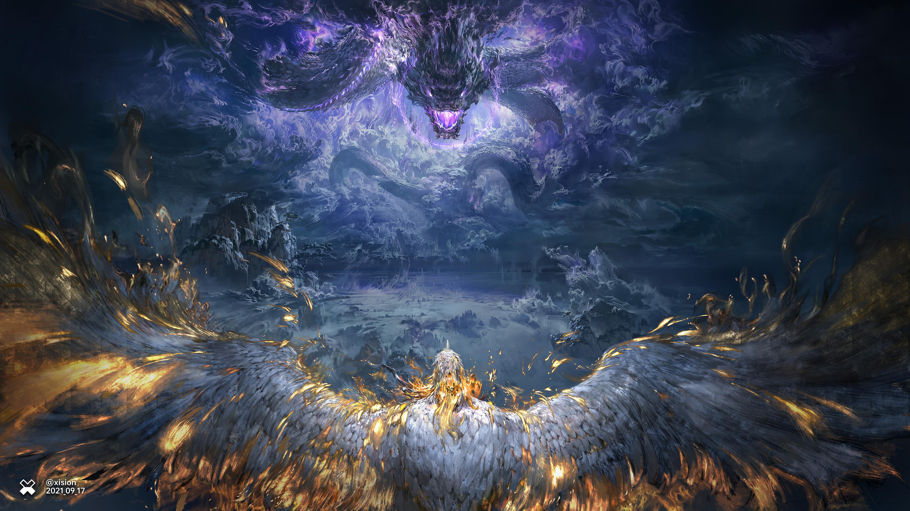 Fantasy Dragon HD Wallpaper