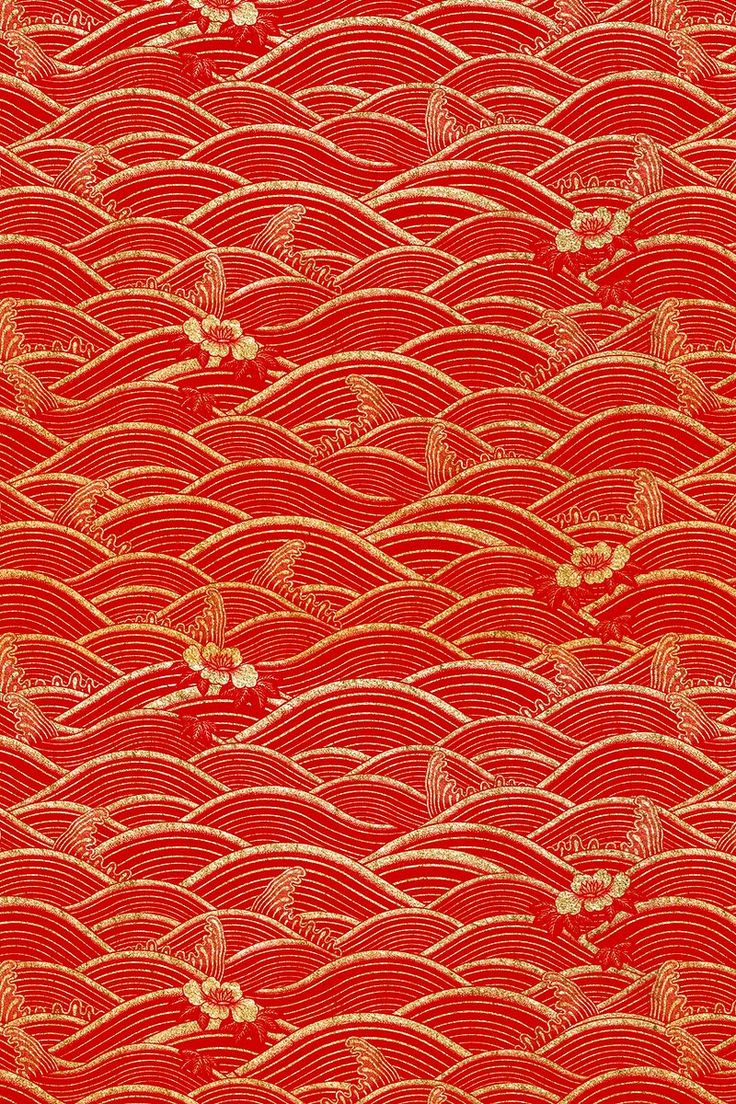 image of Psd gold Chinese wave pattern