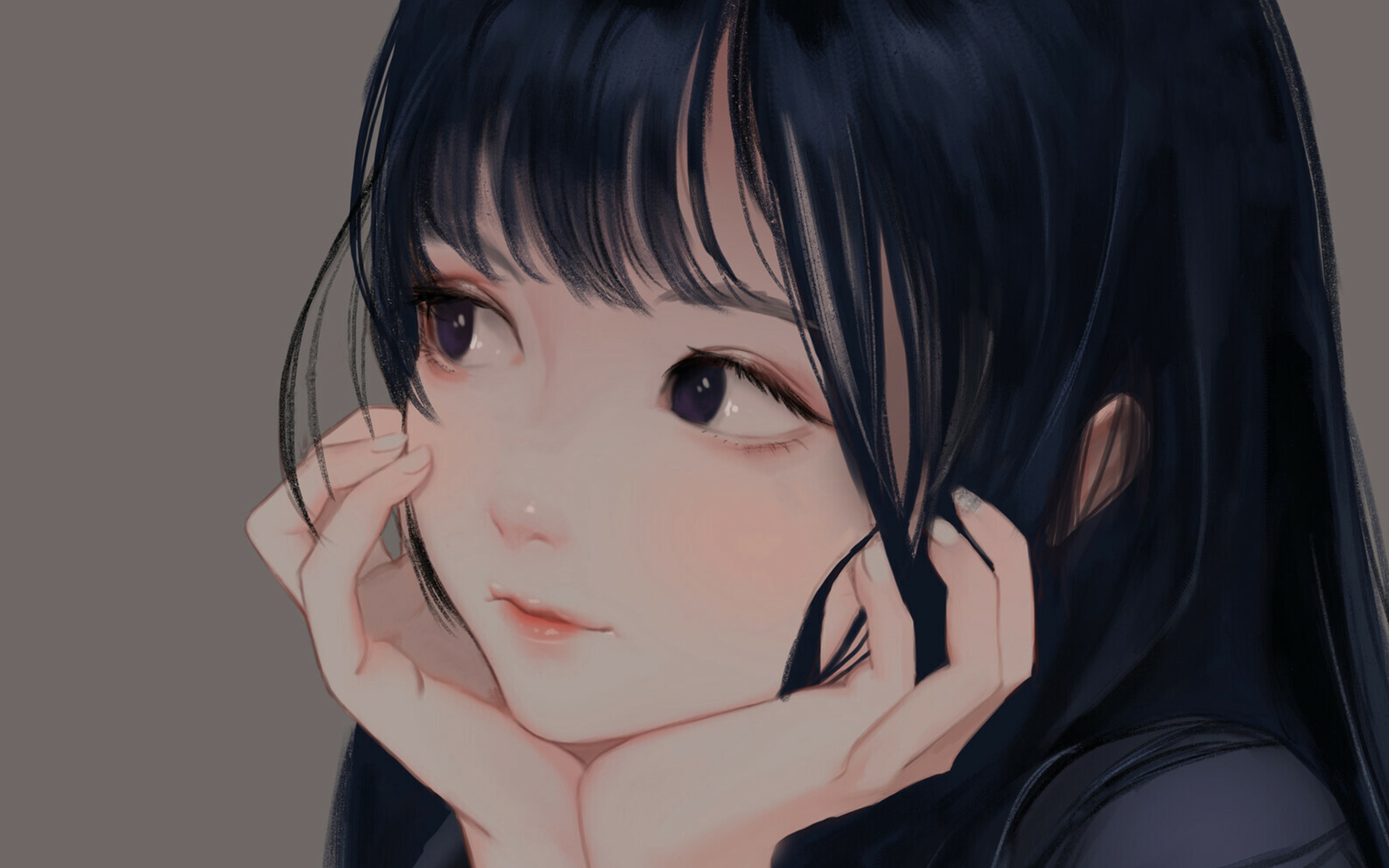 Art Girl Face Smile Cute Anime