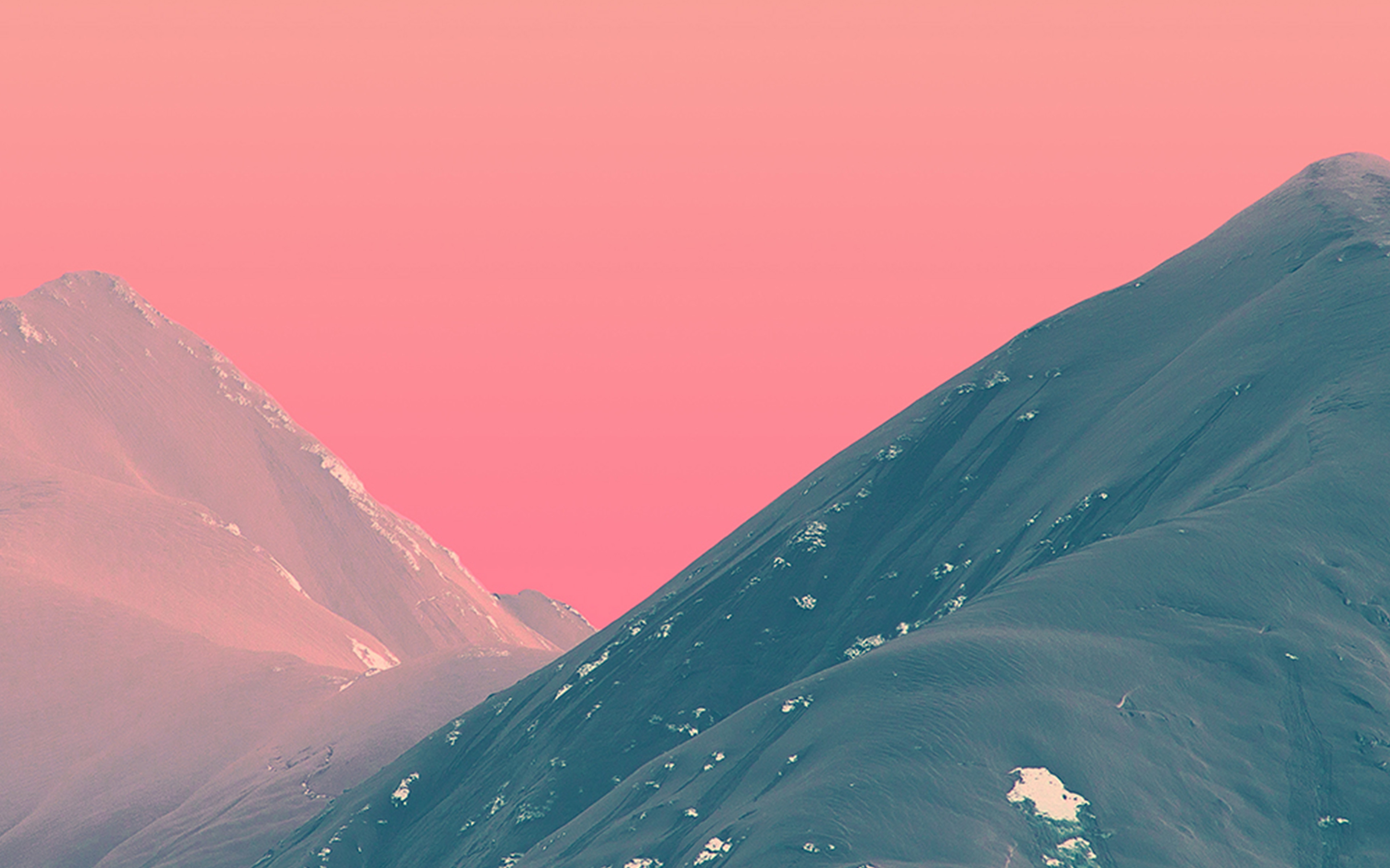 Mountain Pink Nature Art