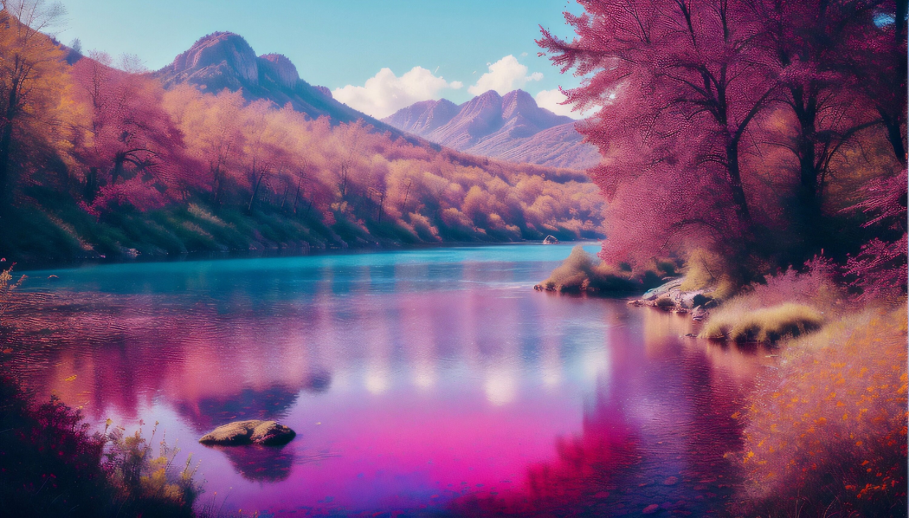 8k Wallpaper, Colorful Landscape