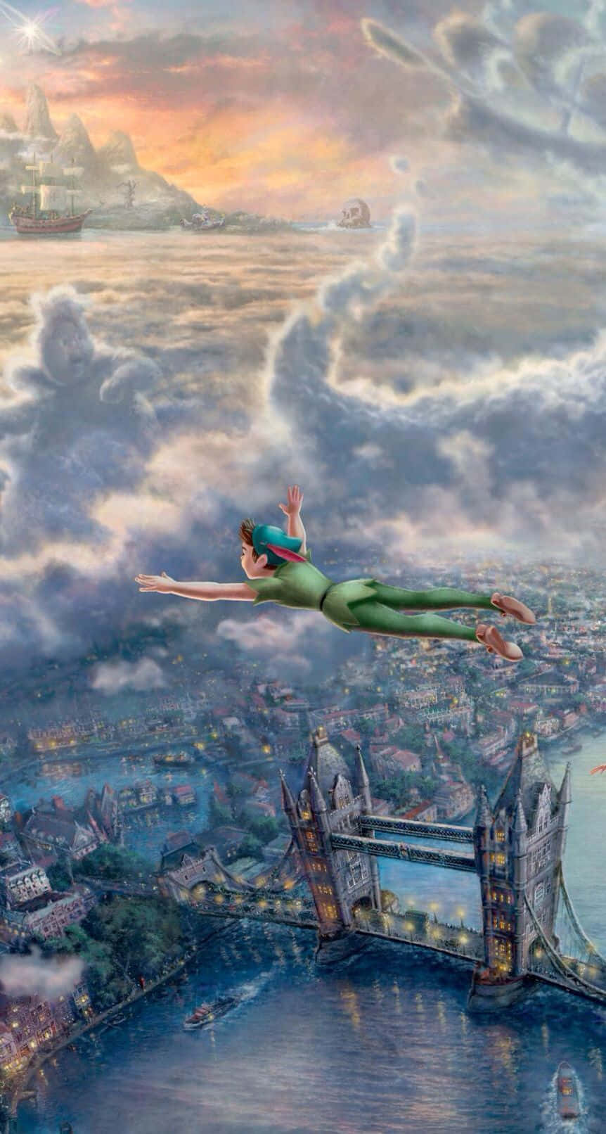 Peter Pan Background. Wallpaper