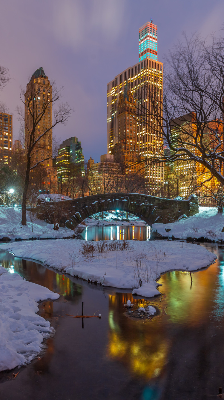 Central Park iPhone Wallpaper