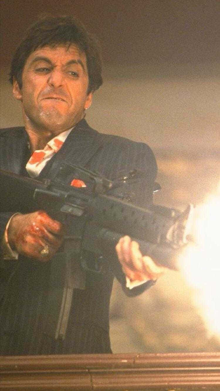 Get Scarface on your iPhone Wallpaper