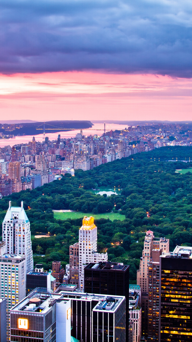 Central Park iPhone Wallpaper