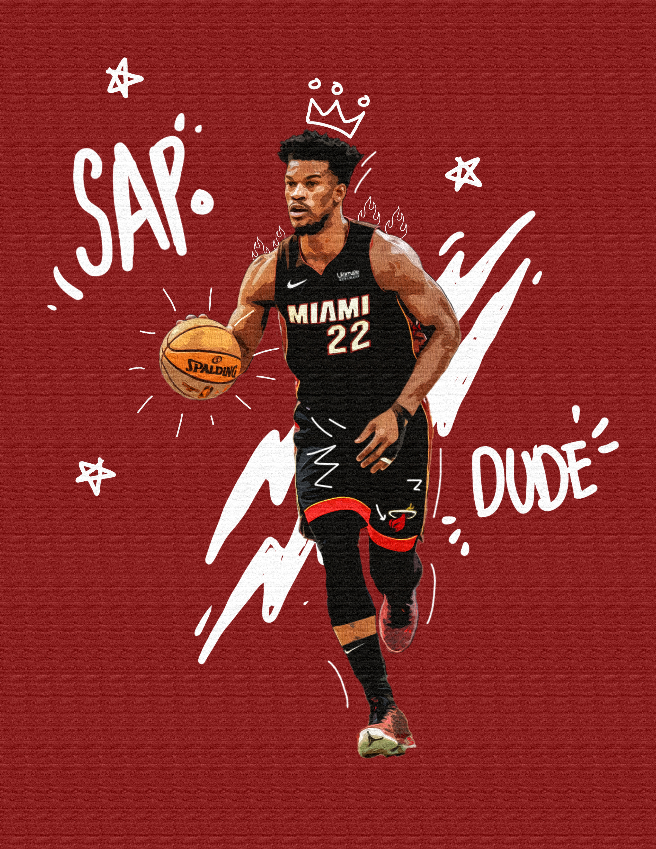 Made a Jimmy Butler poster :)