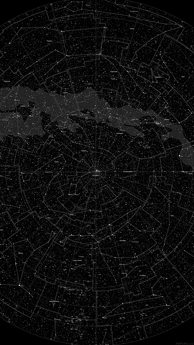 iPhone 6 Wallpaper star map