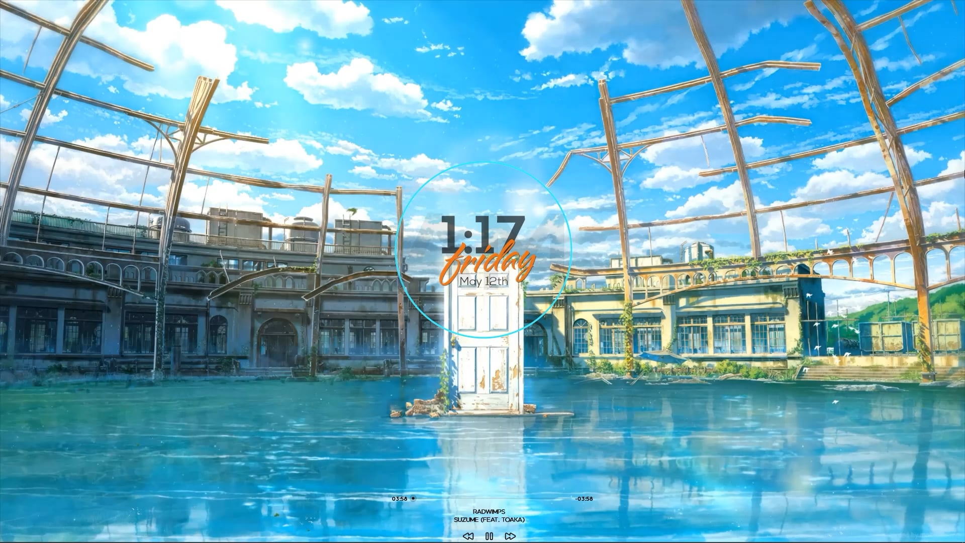 Suzume Themed Rainmeter setup