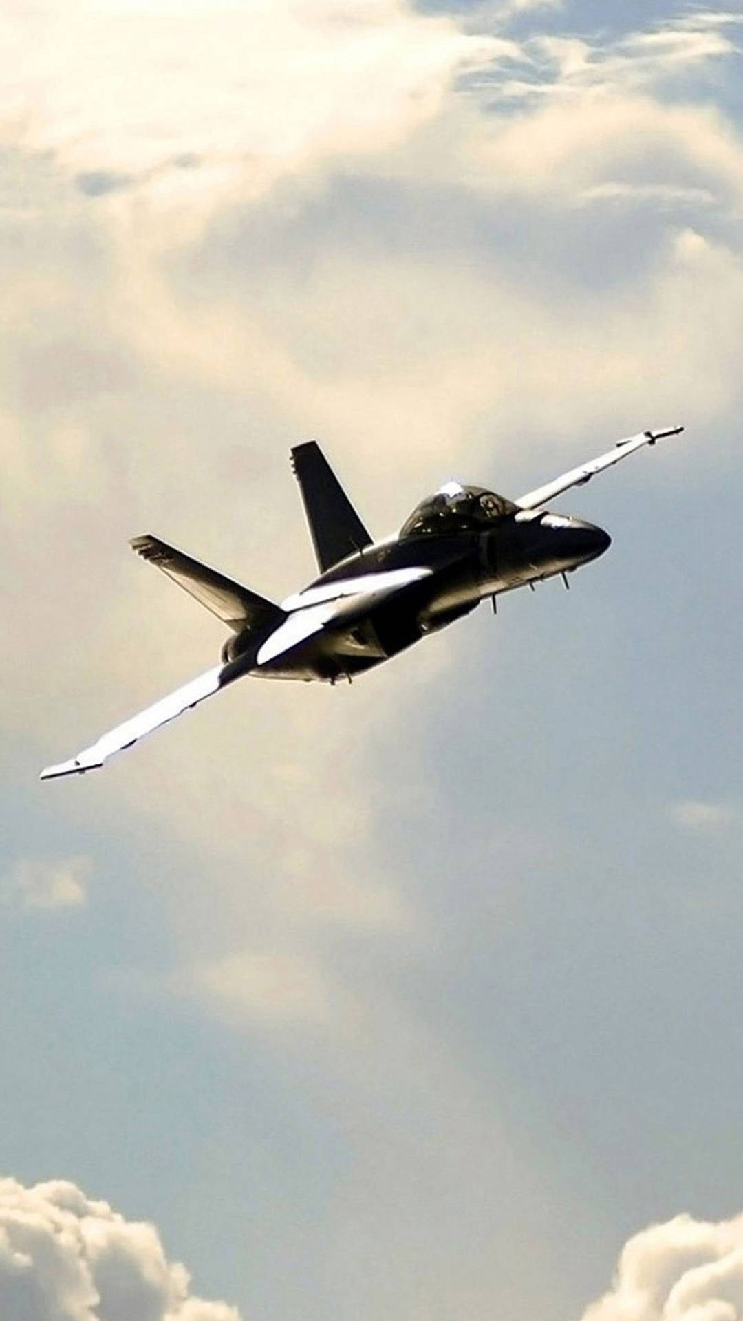 Jet iPhone Flying In The Sky Wallpaper