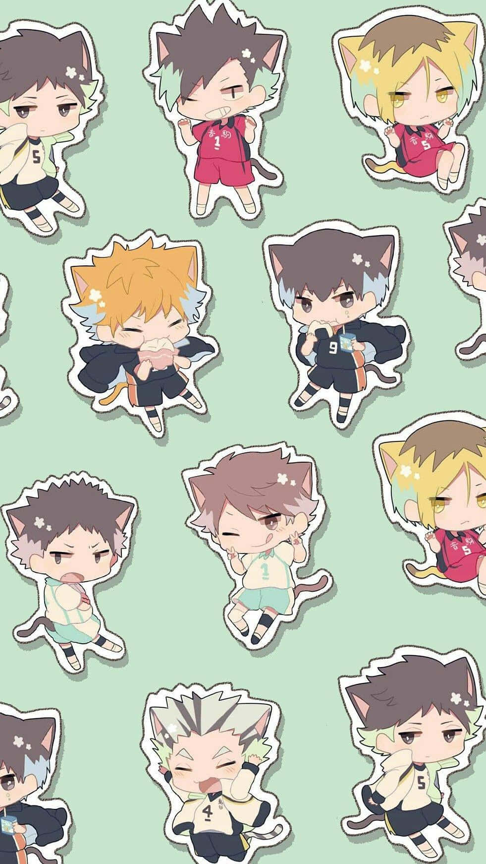 Download Haikyuu iPhone Animated Chibi