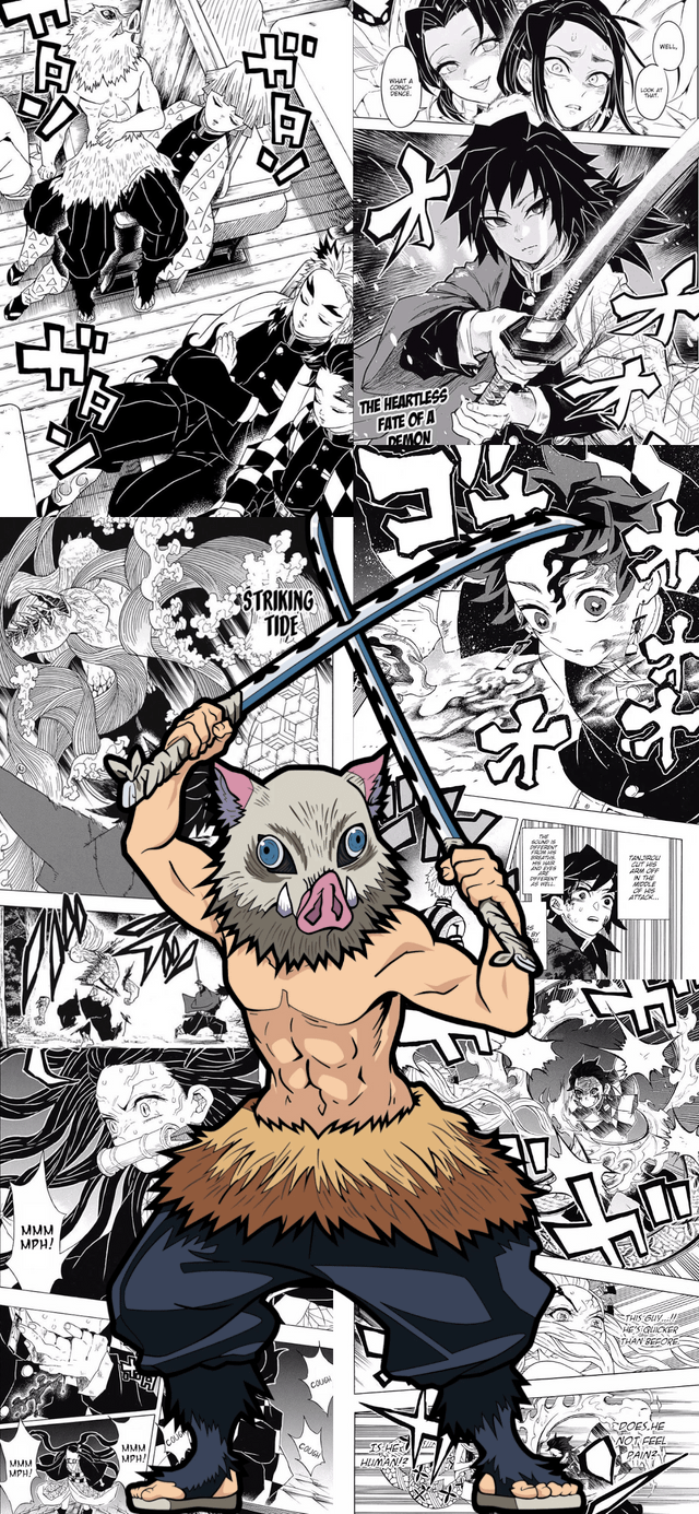 Demon Slayer Manga Pop Wallpaper, r
