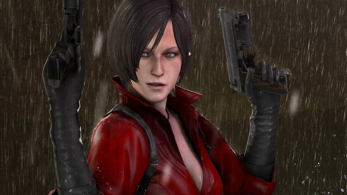 Ada Wong in the rain RE6 Wallpaper