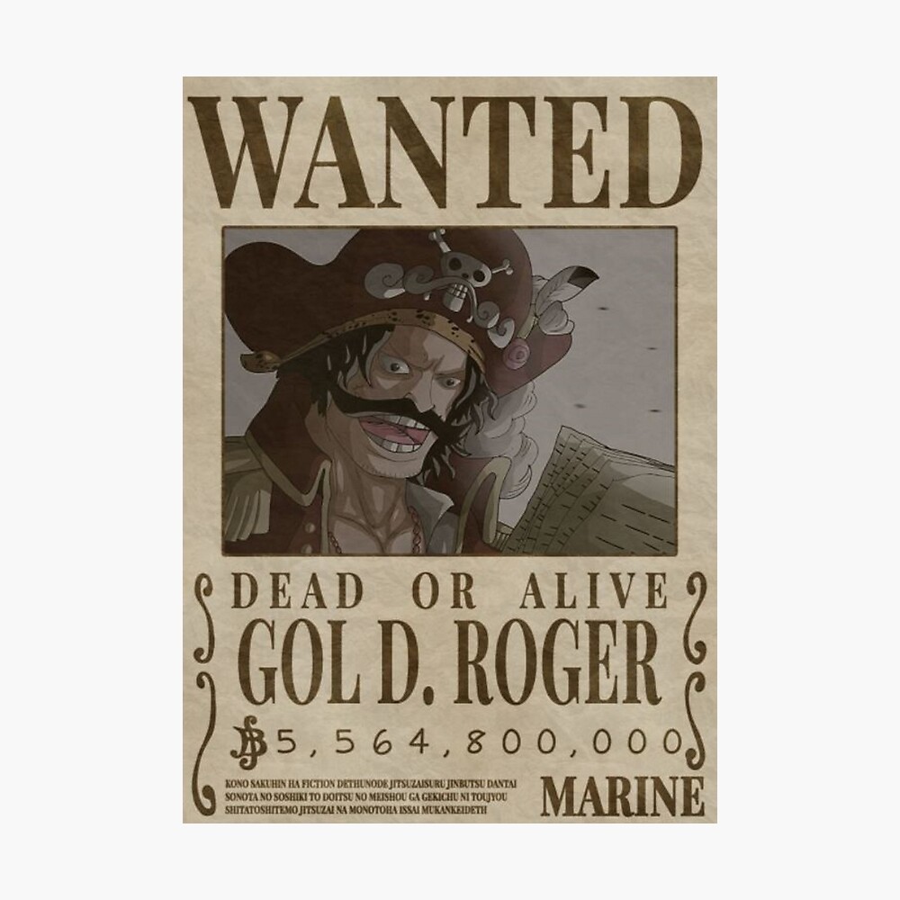 Gol D. Roger Poster