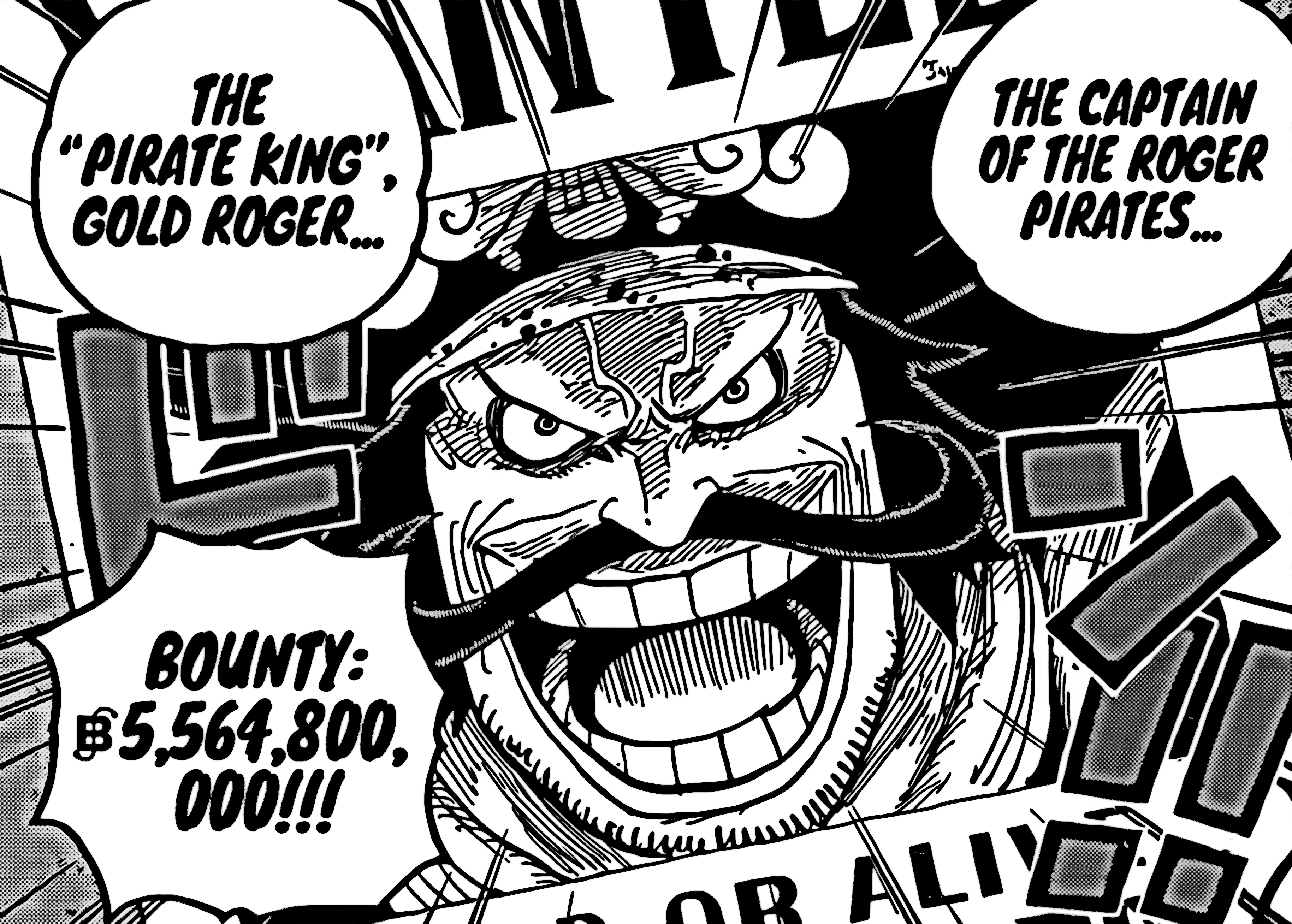 The Pirate King Gold Roger. One