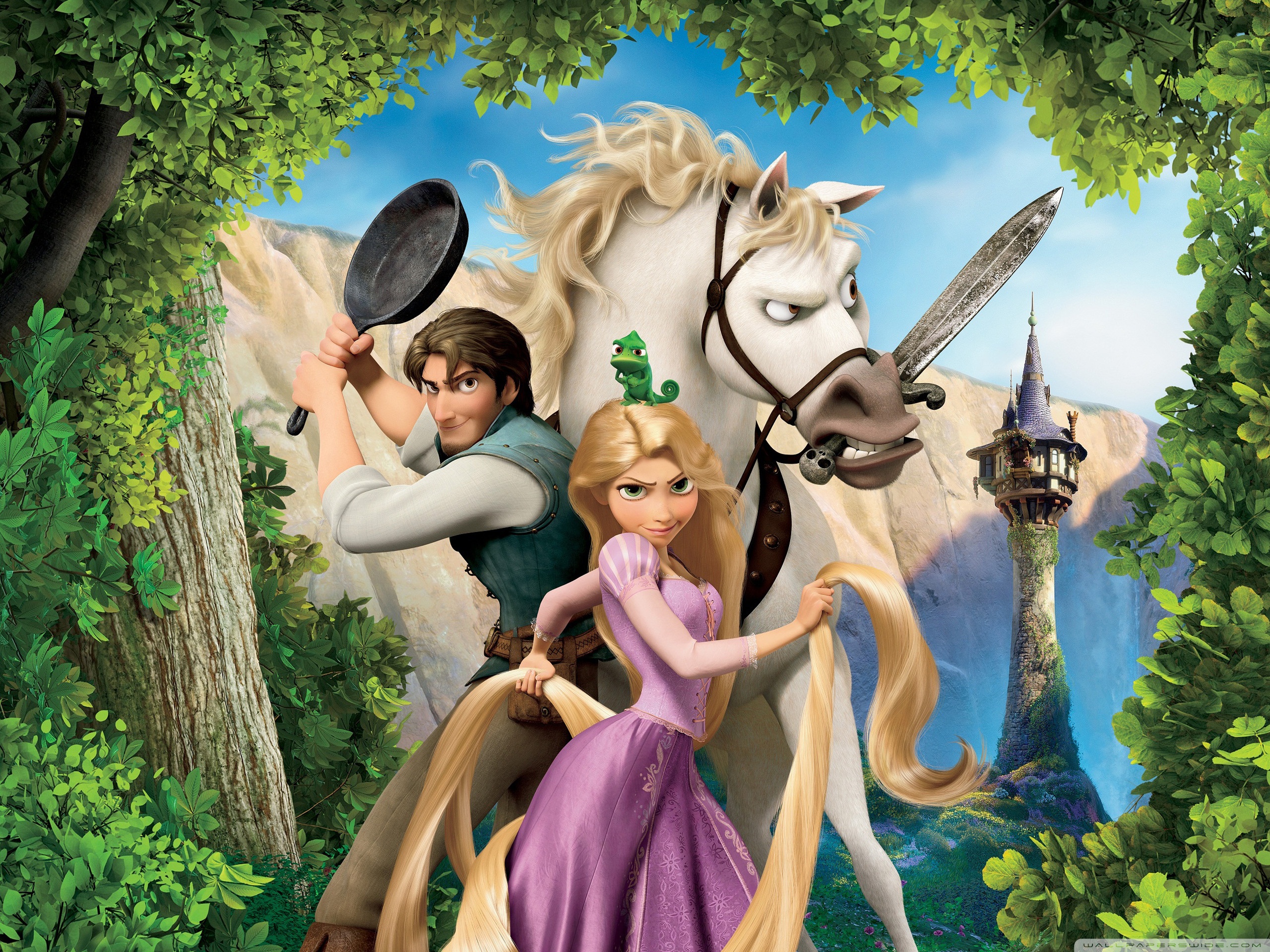 Tangled Rapunzel, Flynn And Maximus