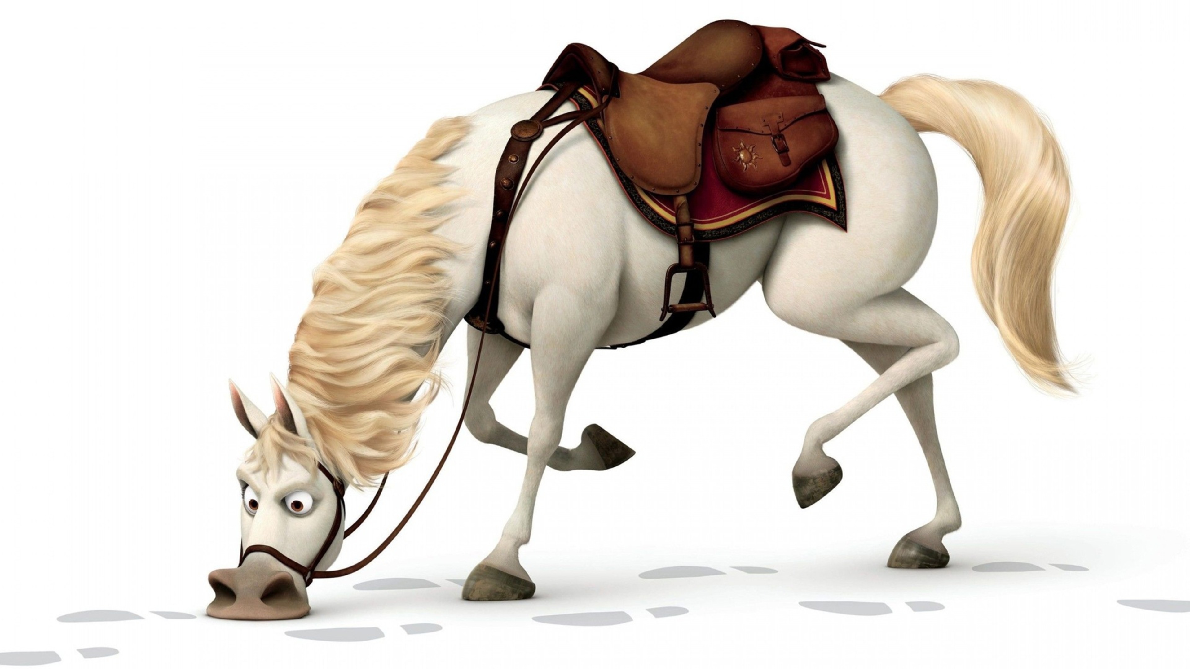 Horse In Tangled 4K , HD 4k