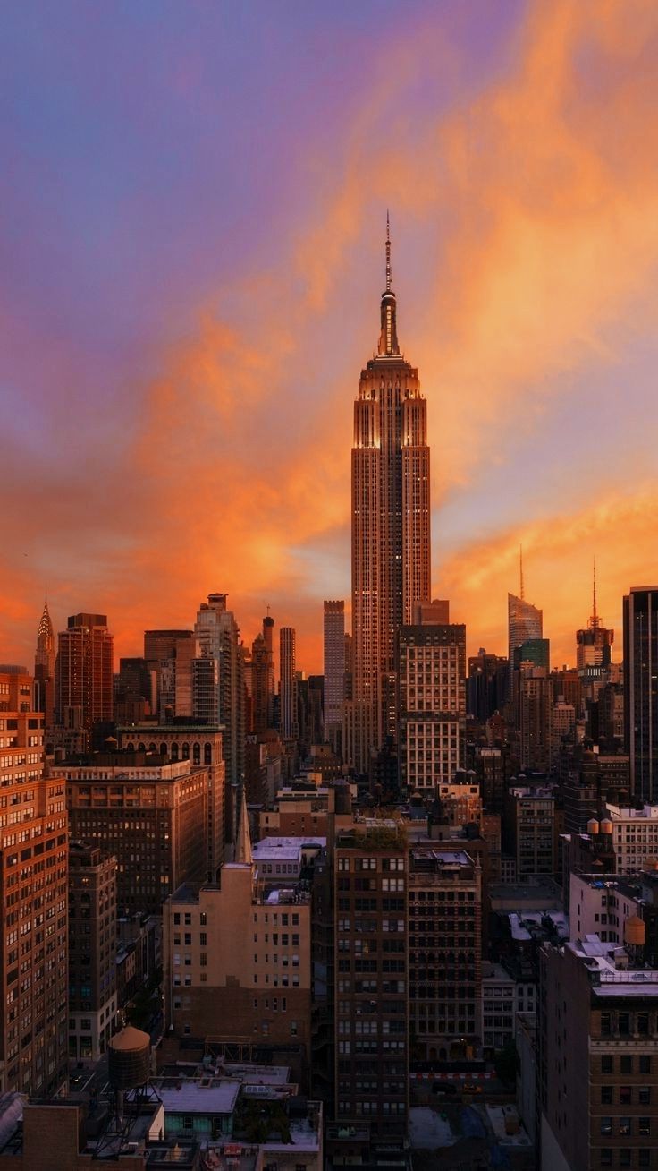 New York Sunset Wallpaper. New york