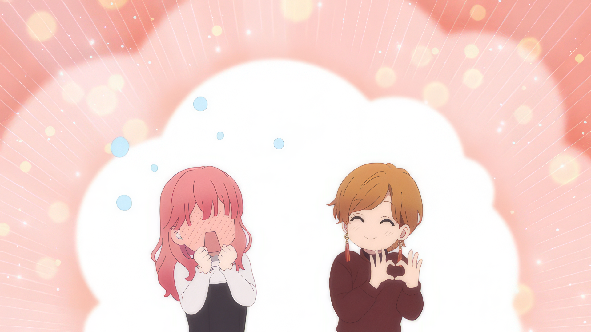 Anime Affectionate Gesture HD Wallpaper