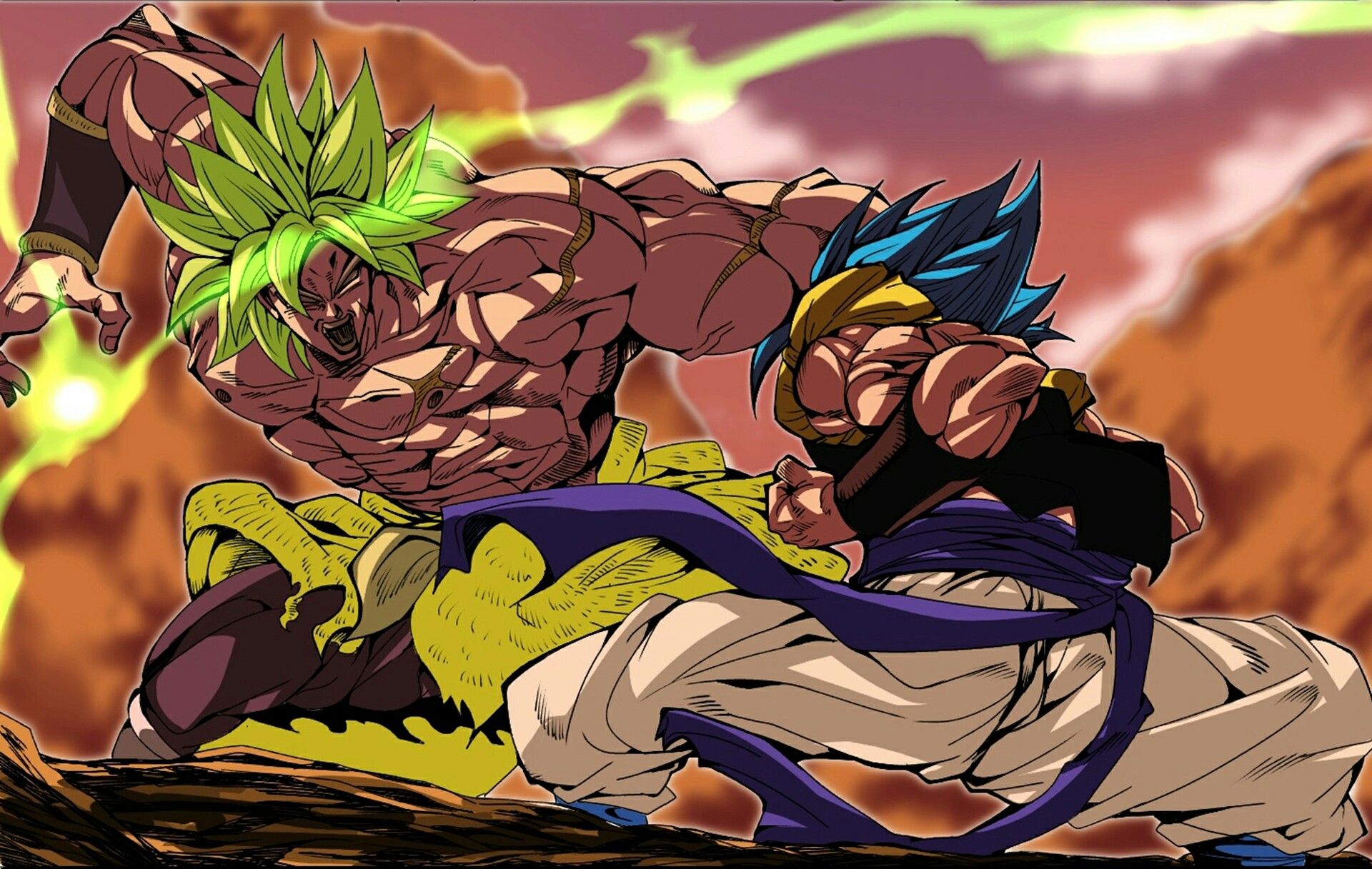 Gogeta vs Broly. Dragon ball super