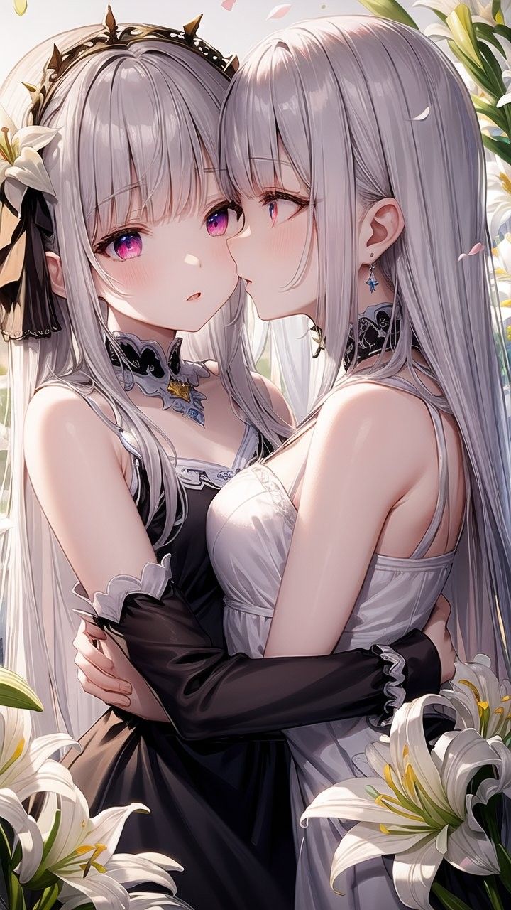 2girl anime wallpaper. Anime