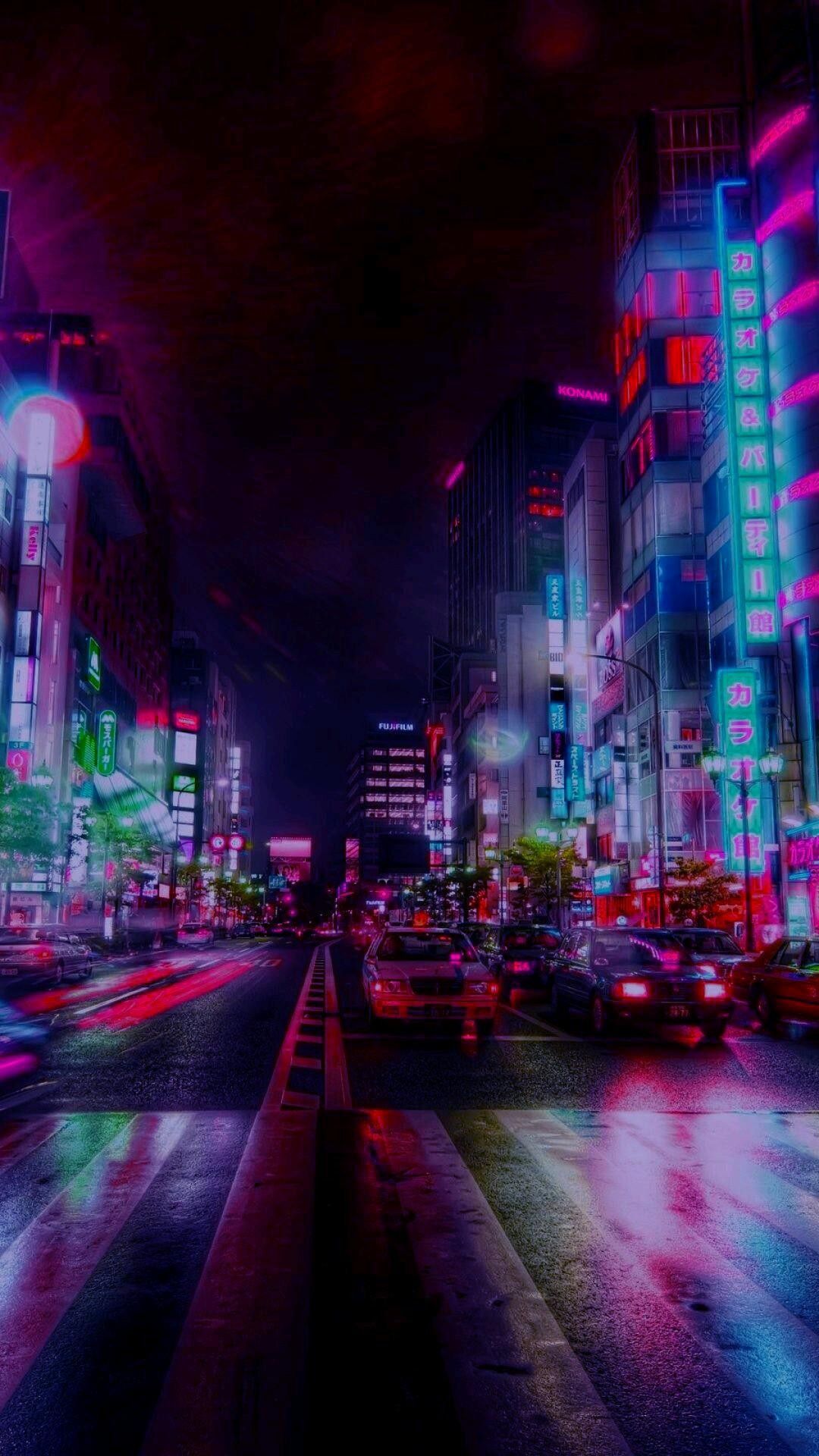 vaporwave japan. Glitch wallpaper