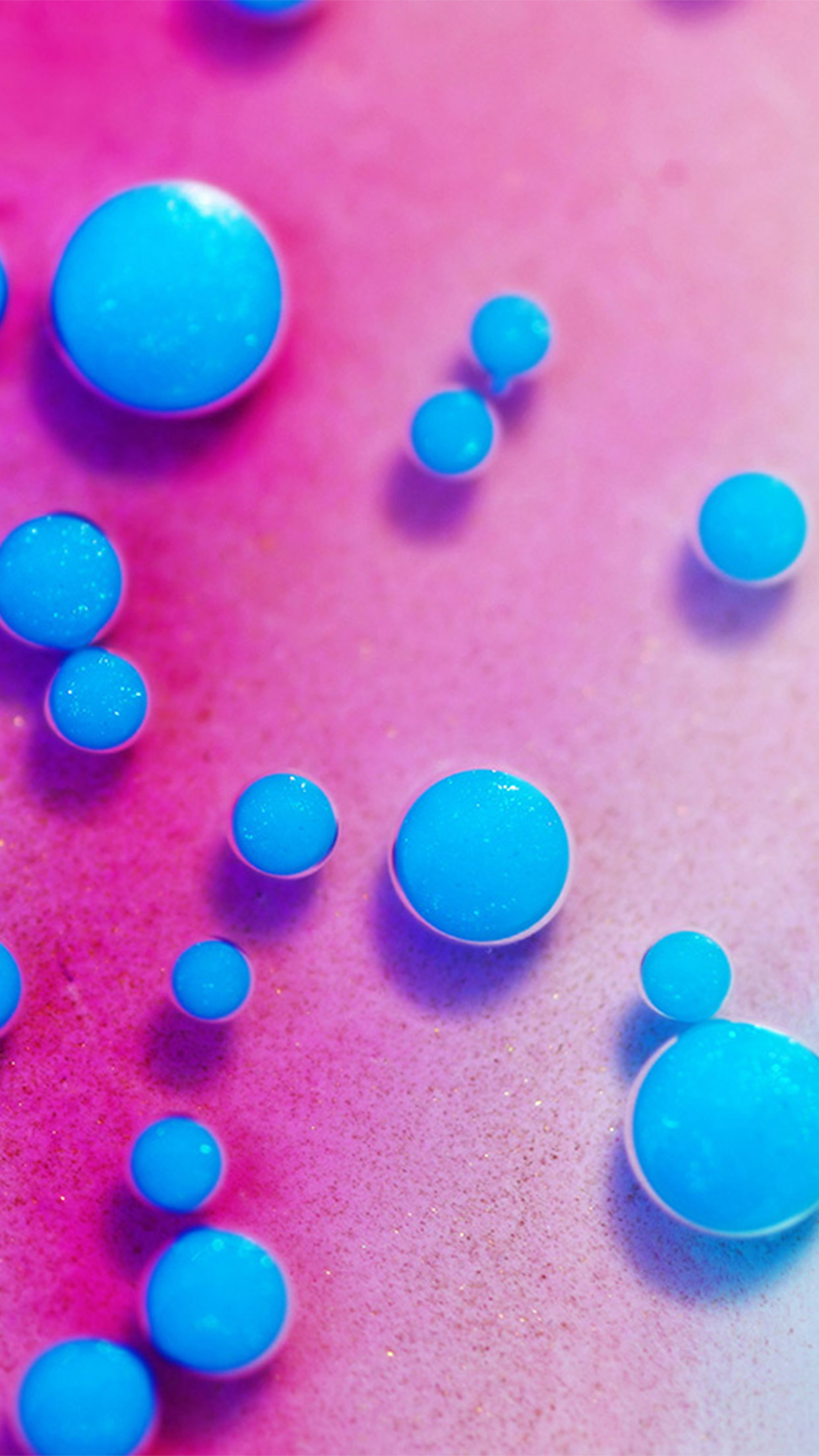 Bubble Red Blue Digital