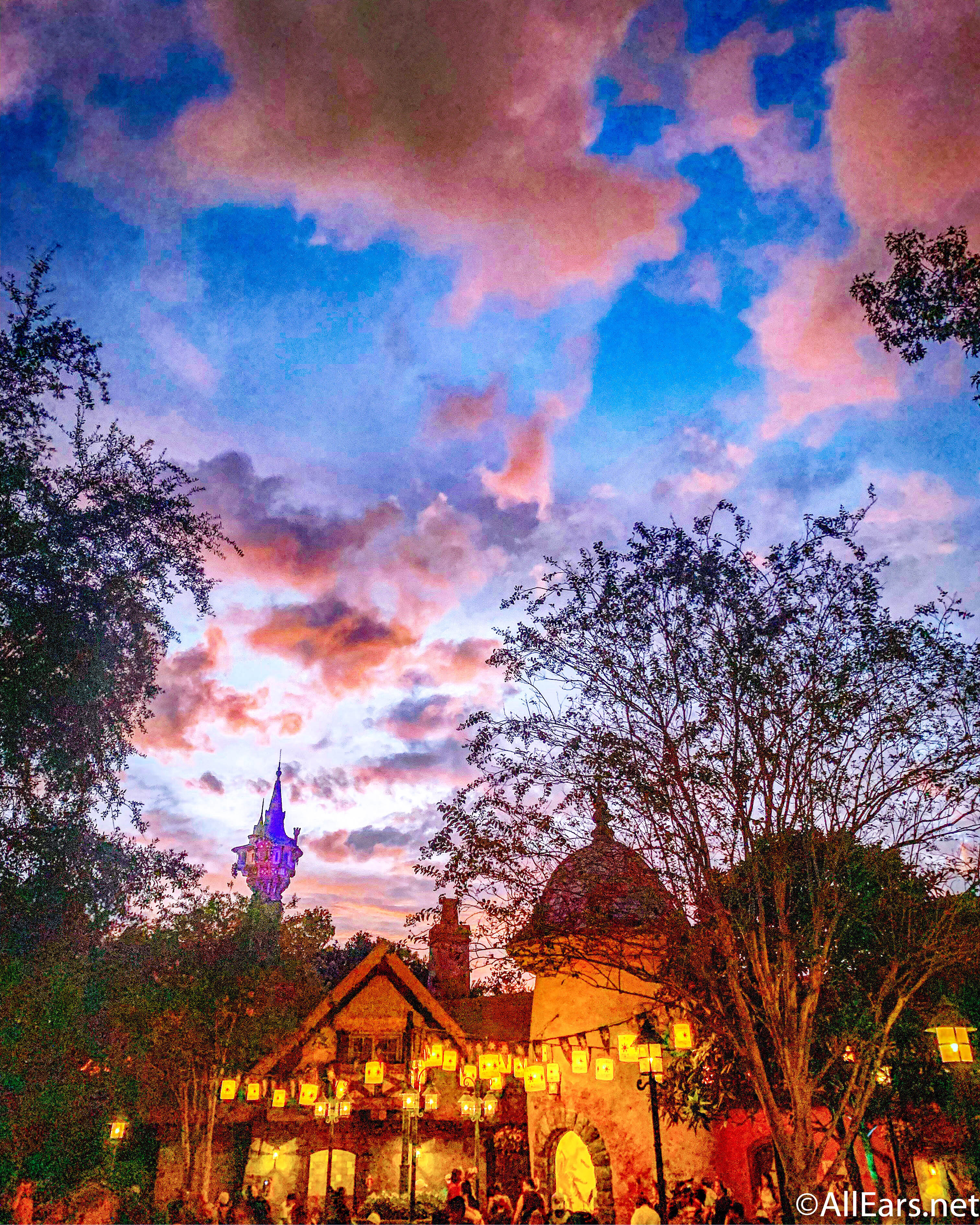 Tangled Bathrooms Fantasyland dusk