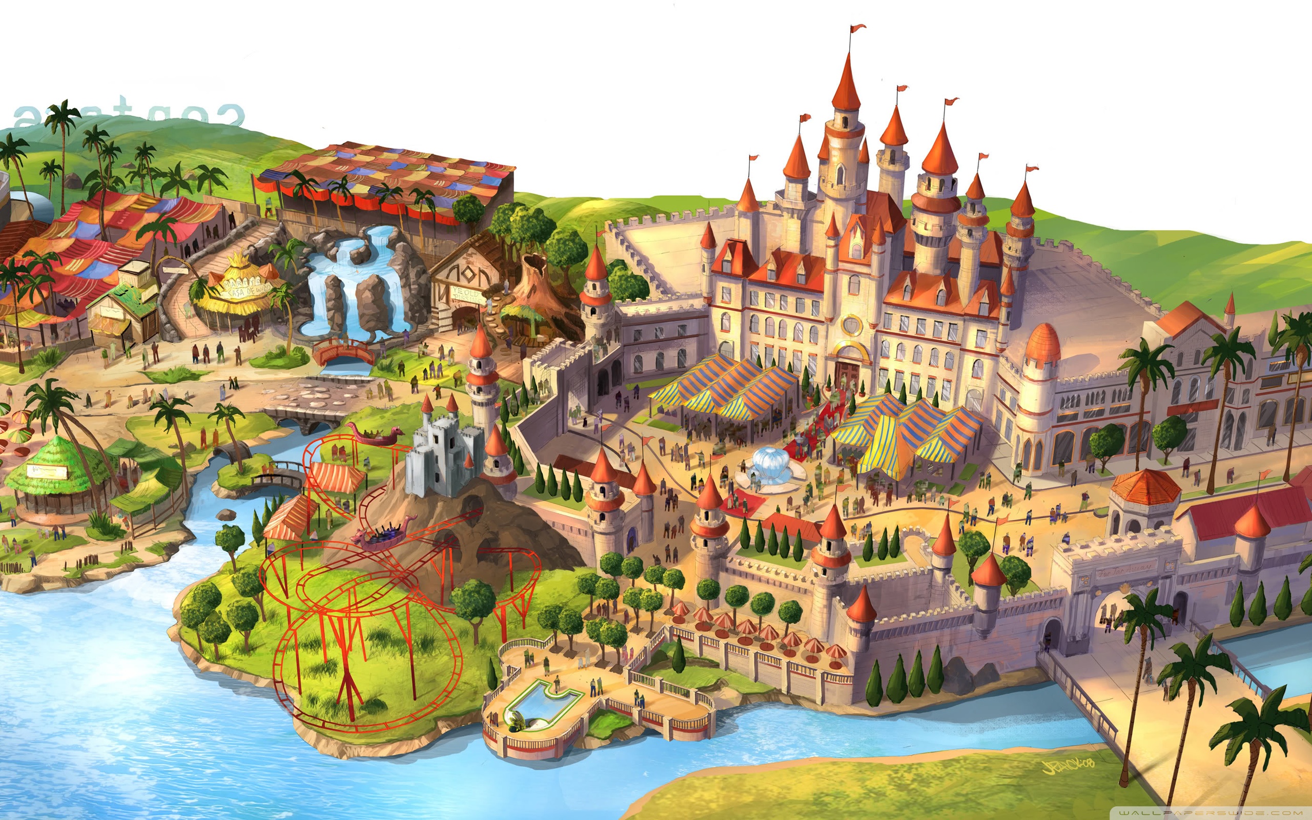 Fantasyland Ultra HD Desktop Background