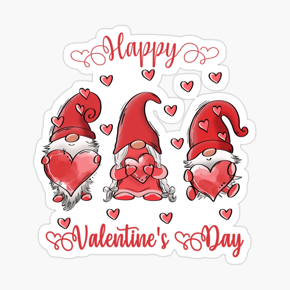 Happy Valentines Day Gnomes