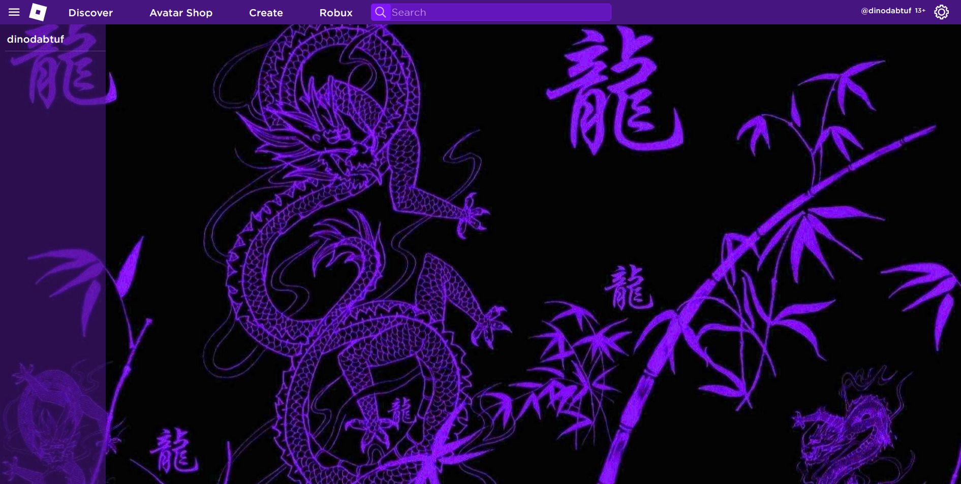 Purple Japanese Dragon