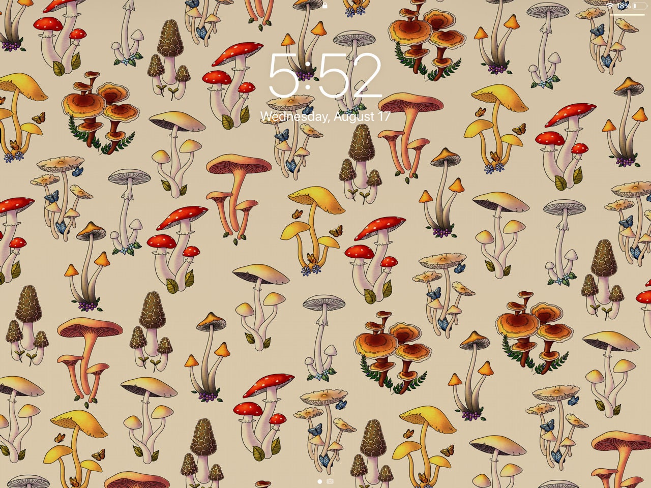 The Mushroom Encyclopedia iPhone and iPad Wallpaper