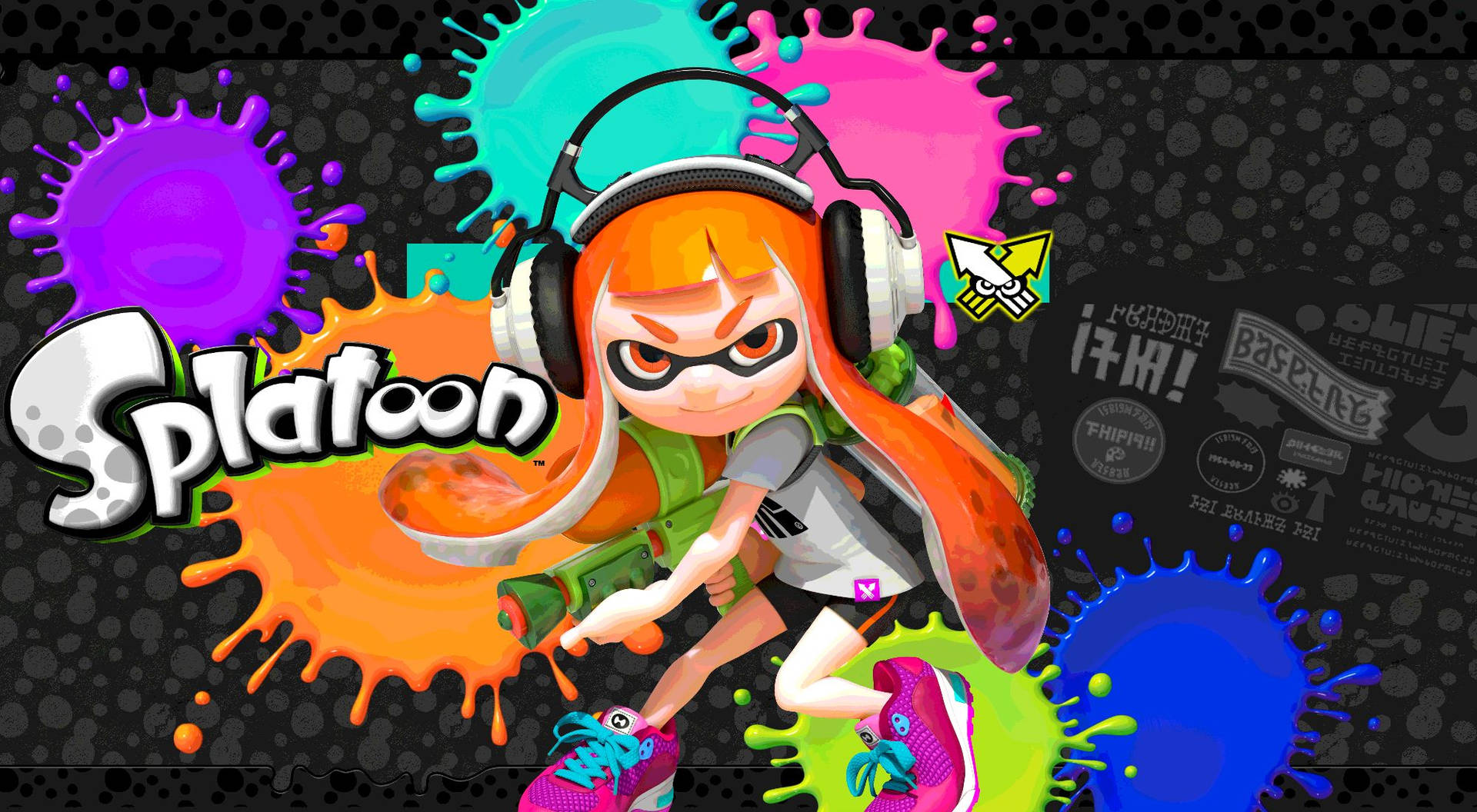 Download HD Splatoon Orange Inkling