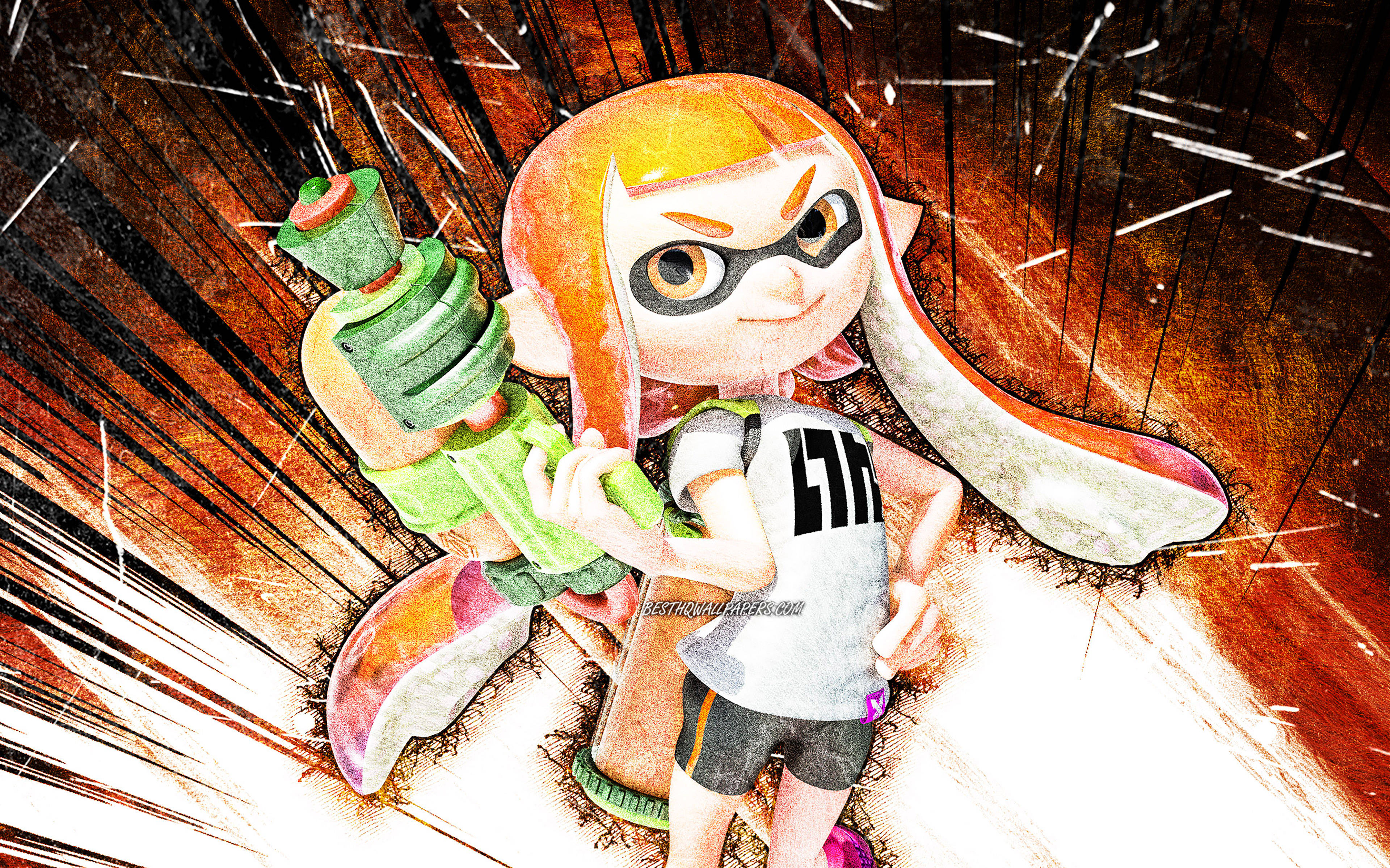 Inkling Girl Grunge PFP Wallpaper