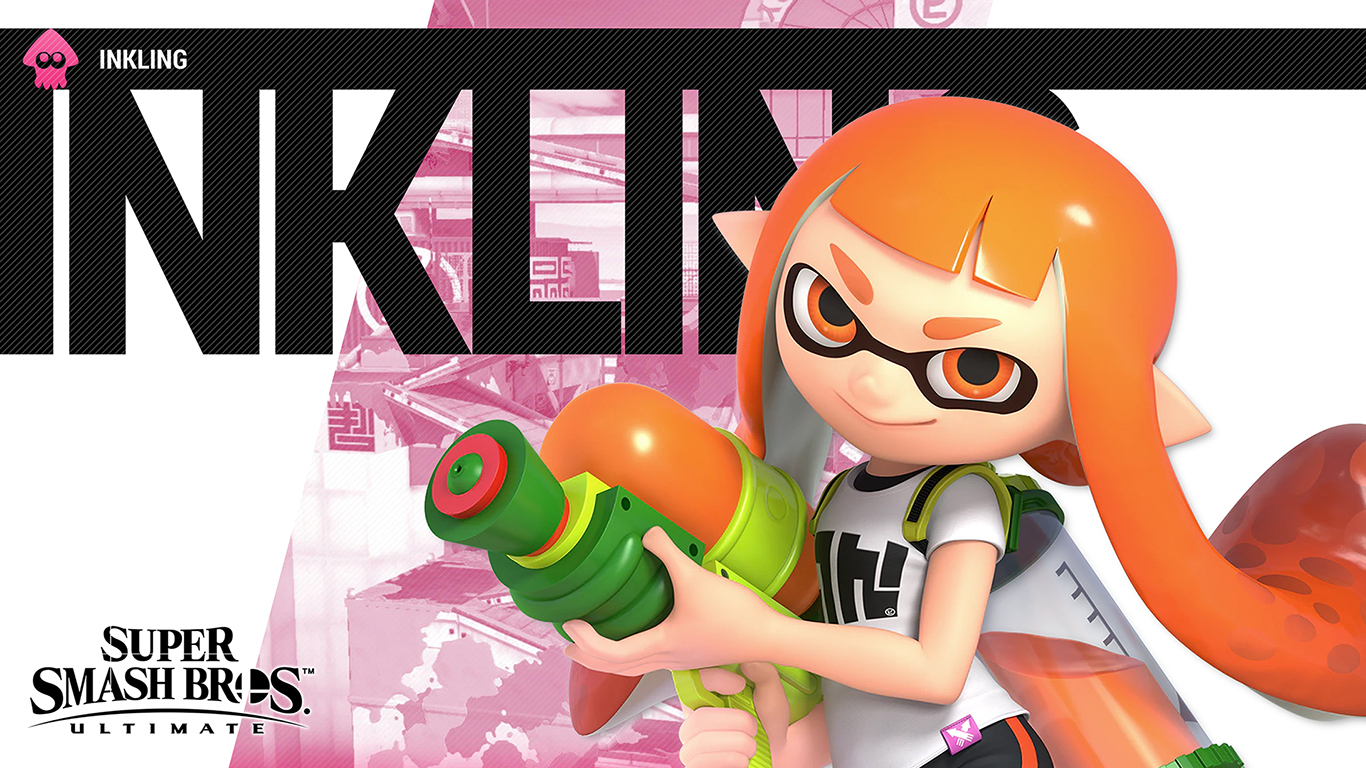 Super Smash Bros Ultimate Inkling