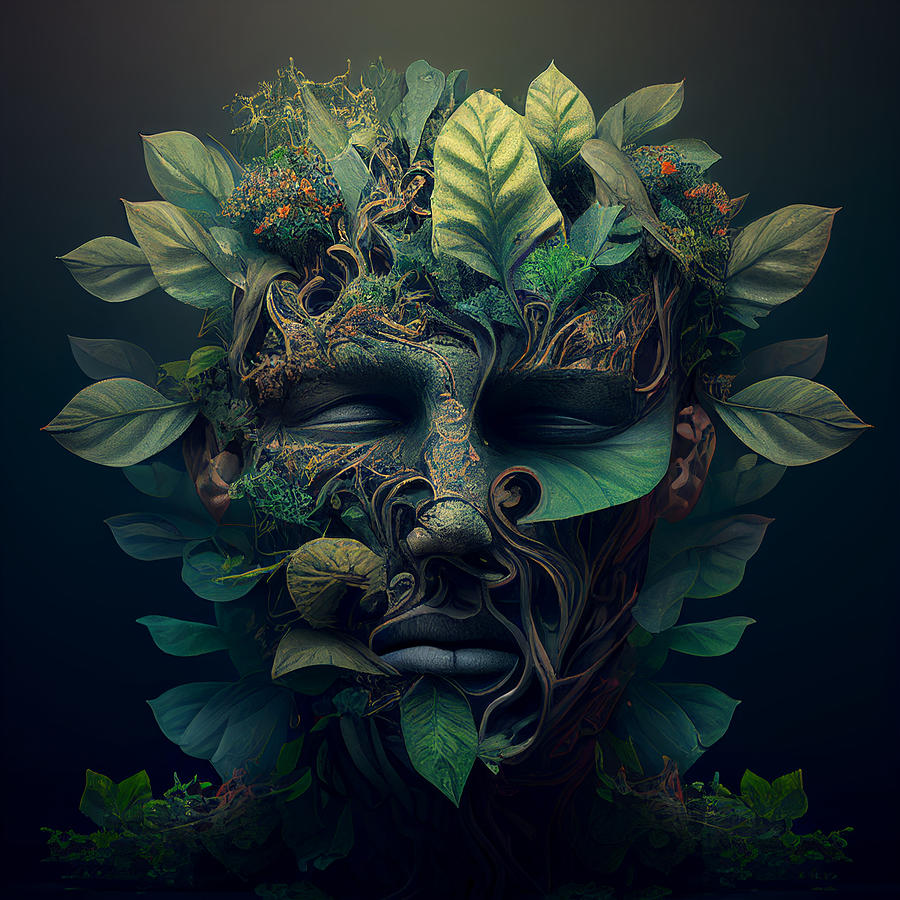 Skull poster, skull painting, skull svg